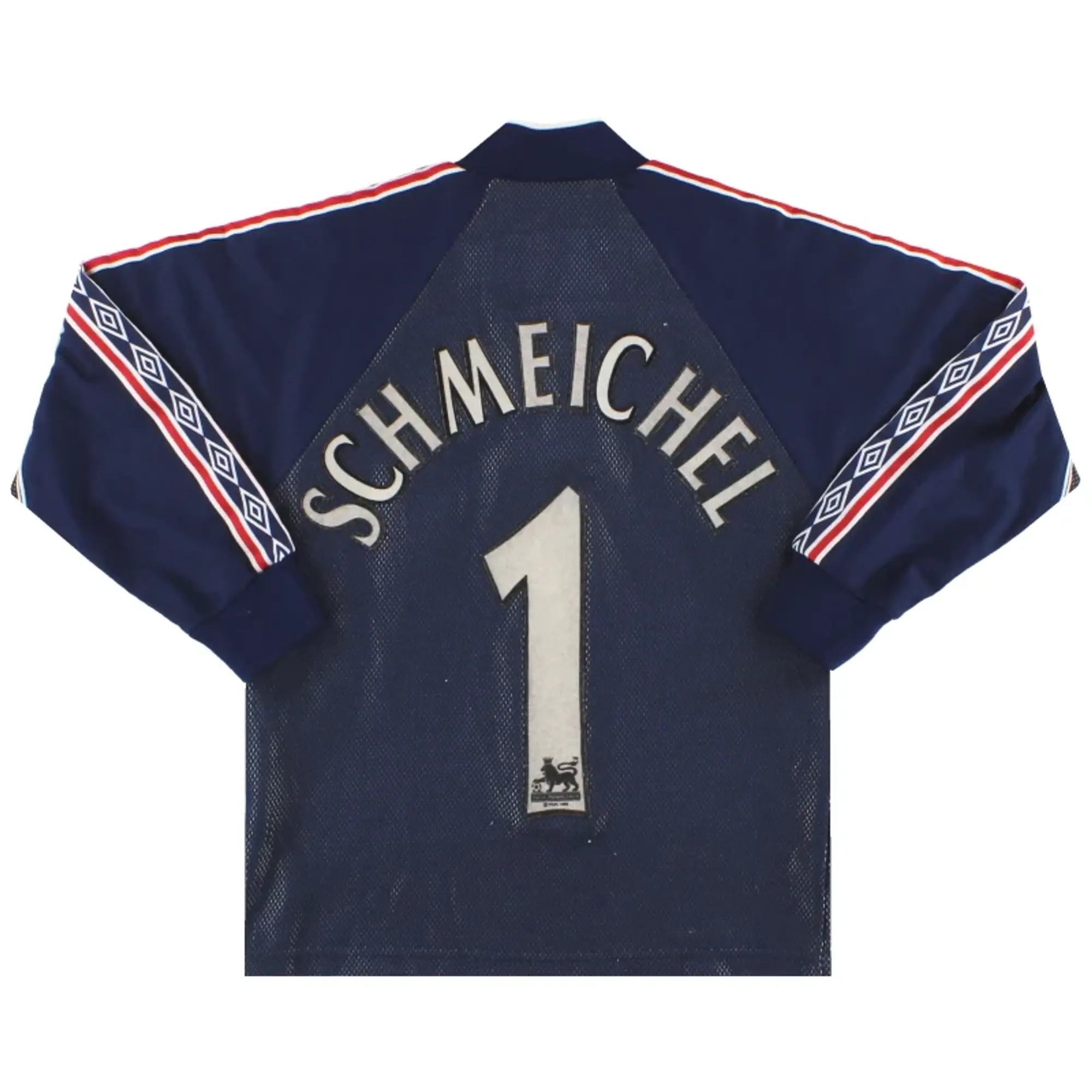 1998-99 Manchester United Umbro Goalkeeper Shirt Schmeichel #1 Y - Manchester United / Very Good / Youth