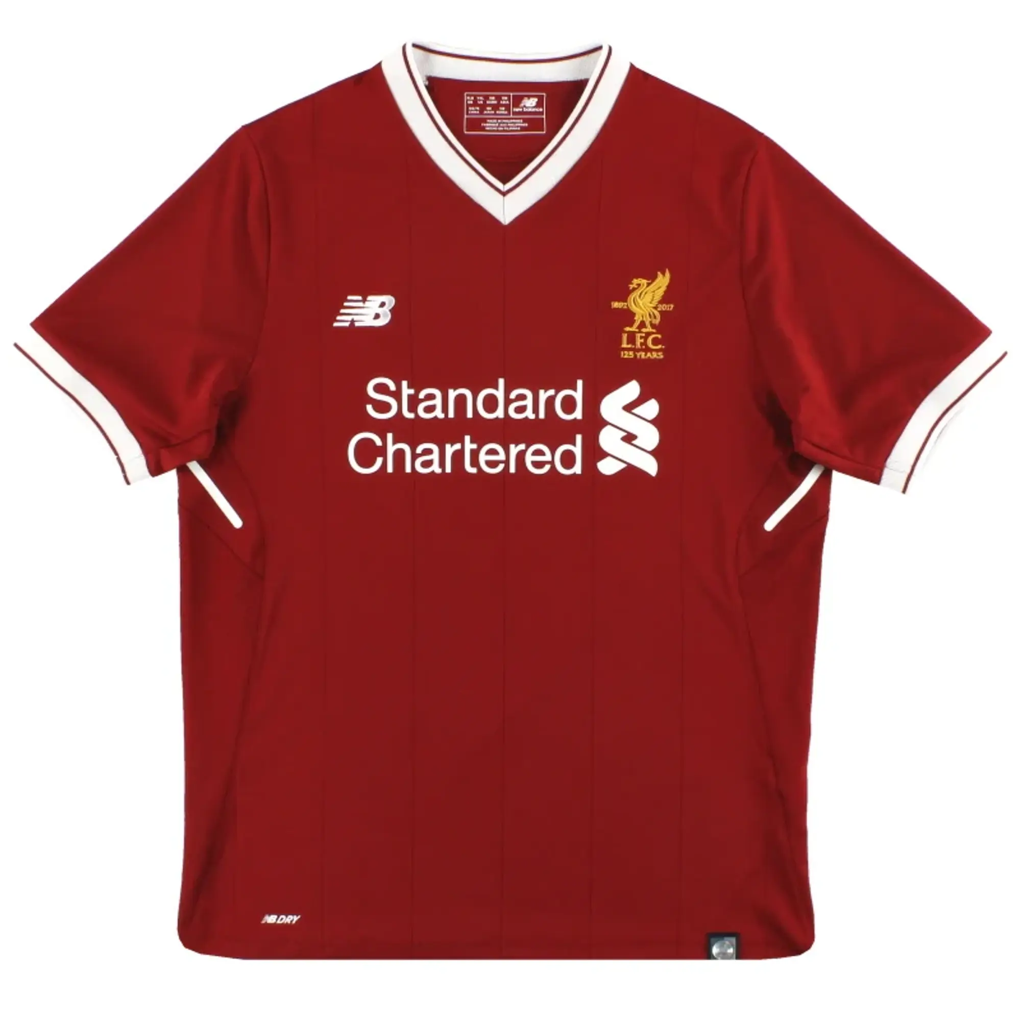 2017-18 Liverpool '125 Years' Home Shirt *Mint* Y - Liverpool / Mint / Youth