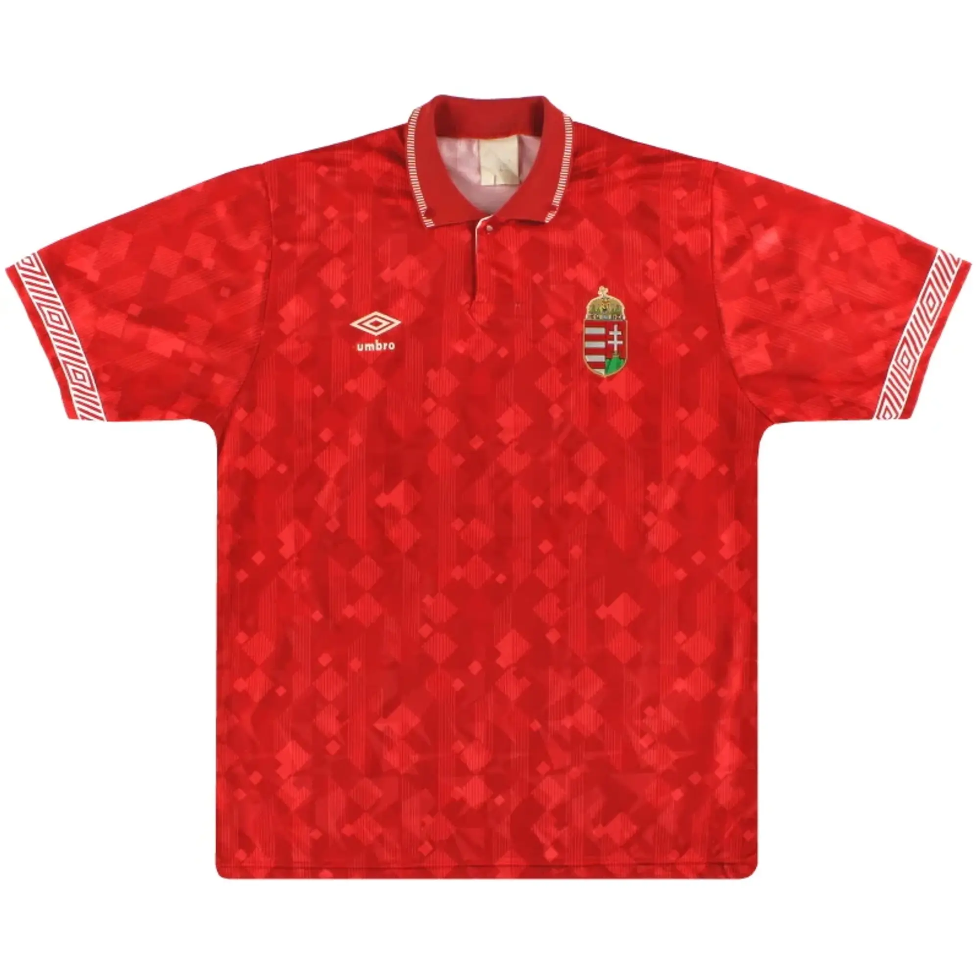 1990-93 Hungary Umbro Home Shirt L - Other European / Excellent / Large