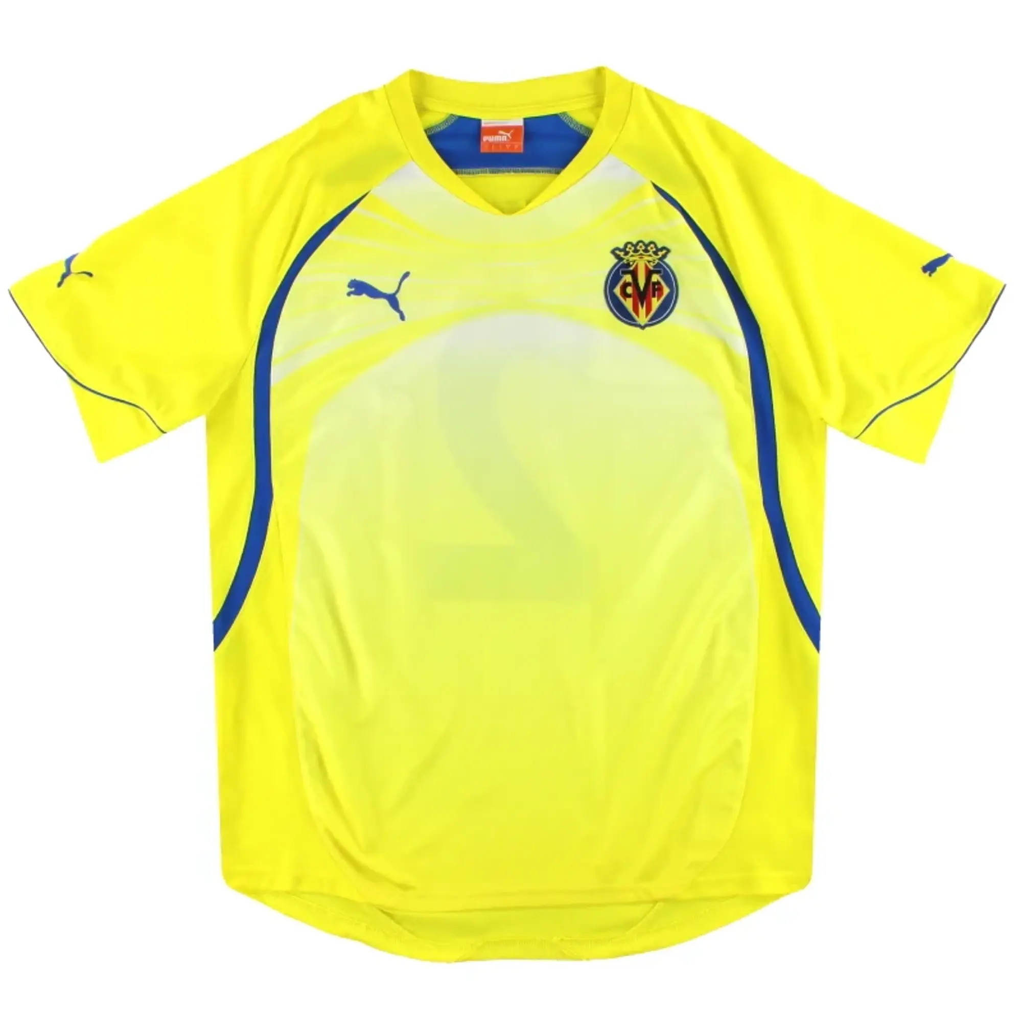 2010-11 Villarreal Puma Player Issue Training Shirt #2 L - Other Spanish Clubs / Excellent / Large
