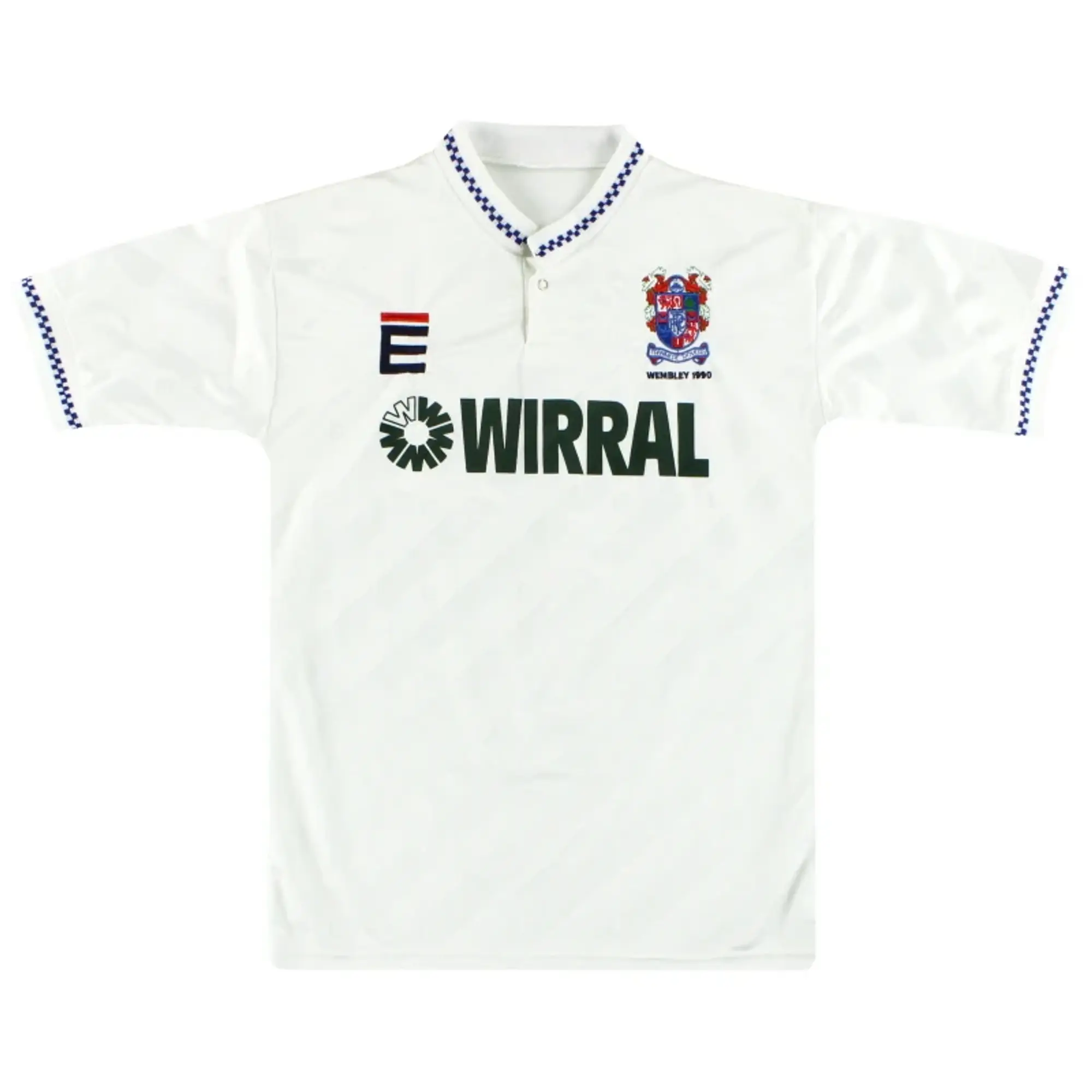 1990 Tranmere Rovers 'Wembley 1990' Home Shirt M - Tranmere Rovers / Excellent / Medium