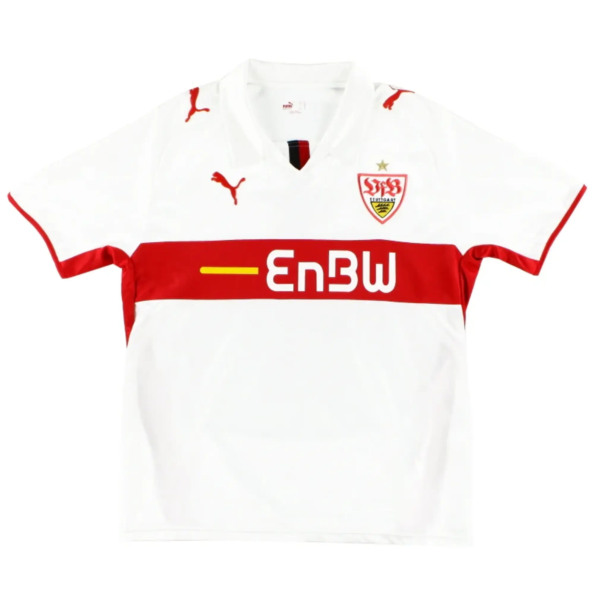 2008-09 Stuttgart Puma Home Shirt S - Other German Clubs / Very Good / Small