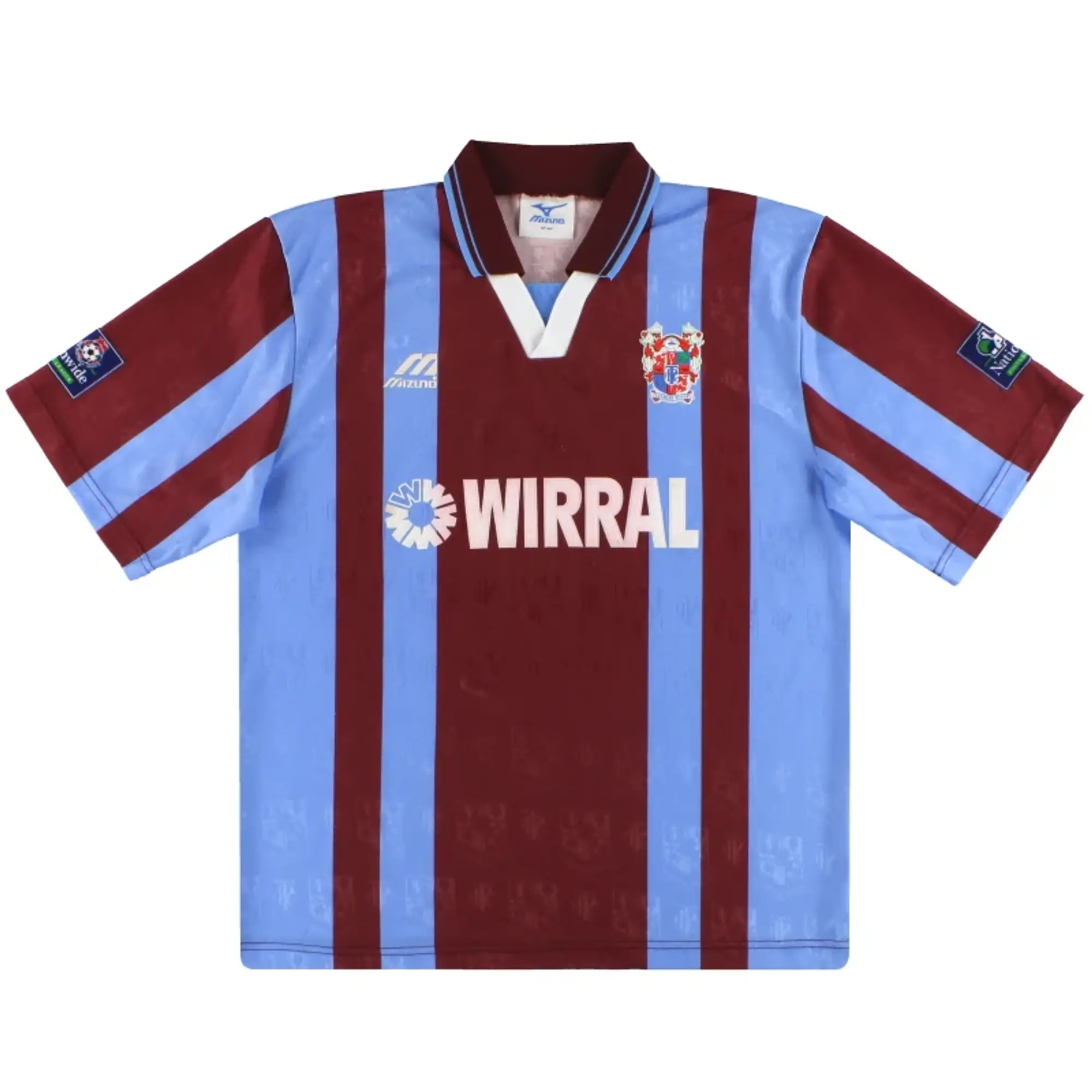 1996-98 Tranmere Rovers Mizuno Away Shirt L - Tranmere Rovers / Excellent / Large