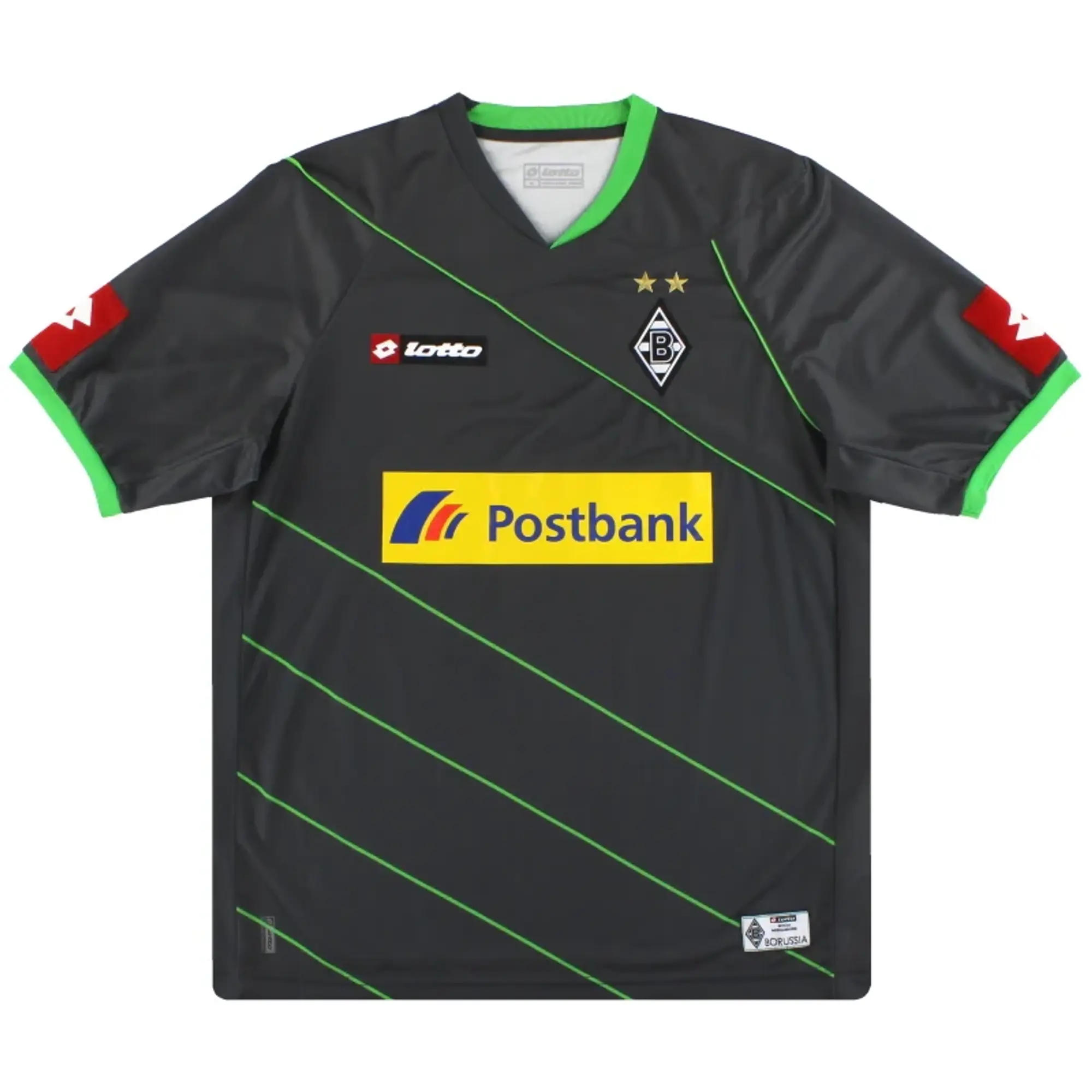2011-13 Borussia Monchengladbach Lotto Away Shirt M - Borussia Monchengladbach / Excellent / Medium