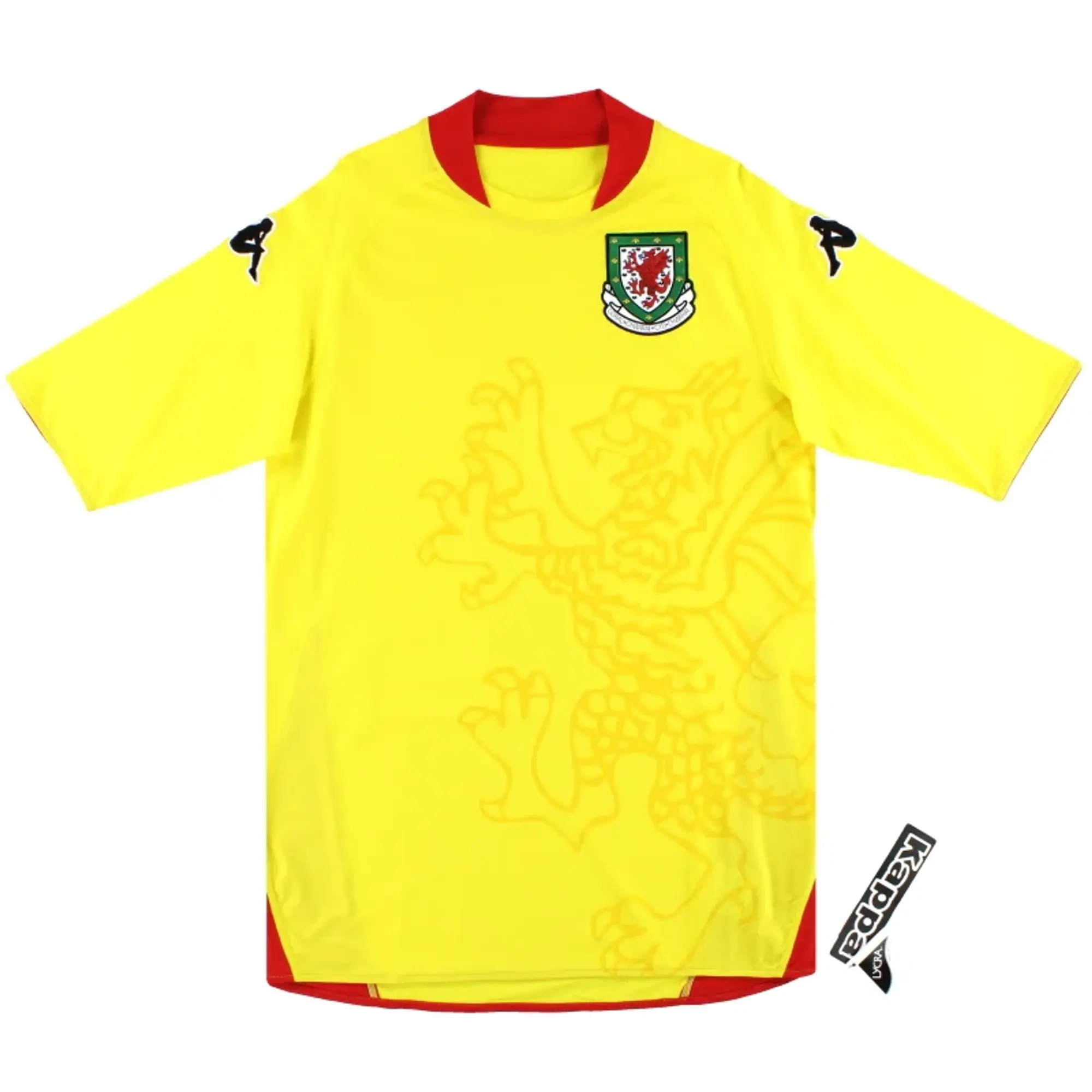 2007-08 Wales Kappa Player Issue Away Shirt *w/tags* XXL - Wales / w/tags / XXL