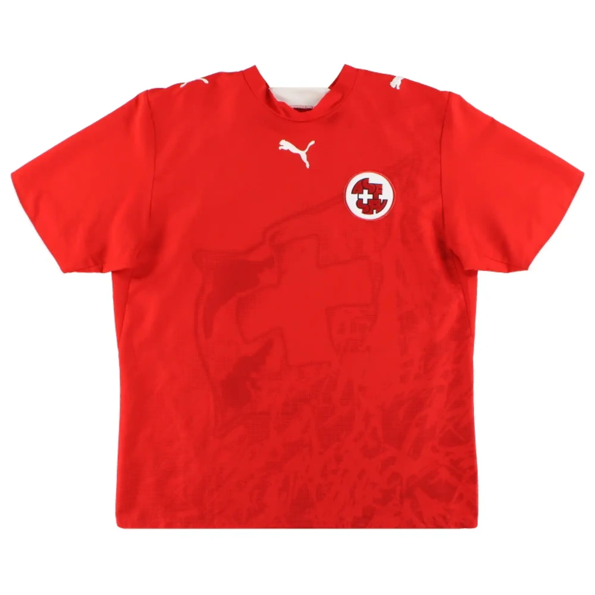 2006-08 Switzerland Puma Home Shirt L - Switzerland / Excellent / Large