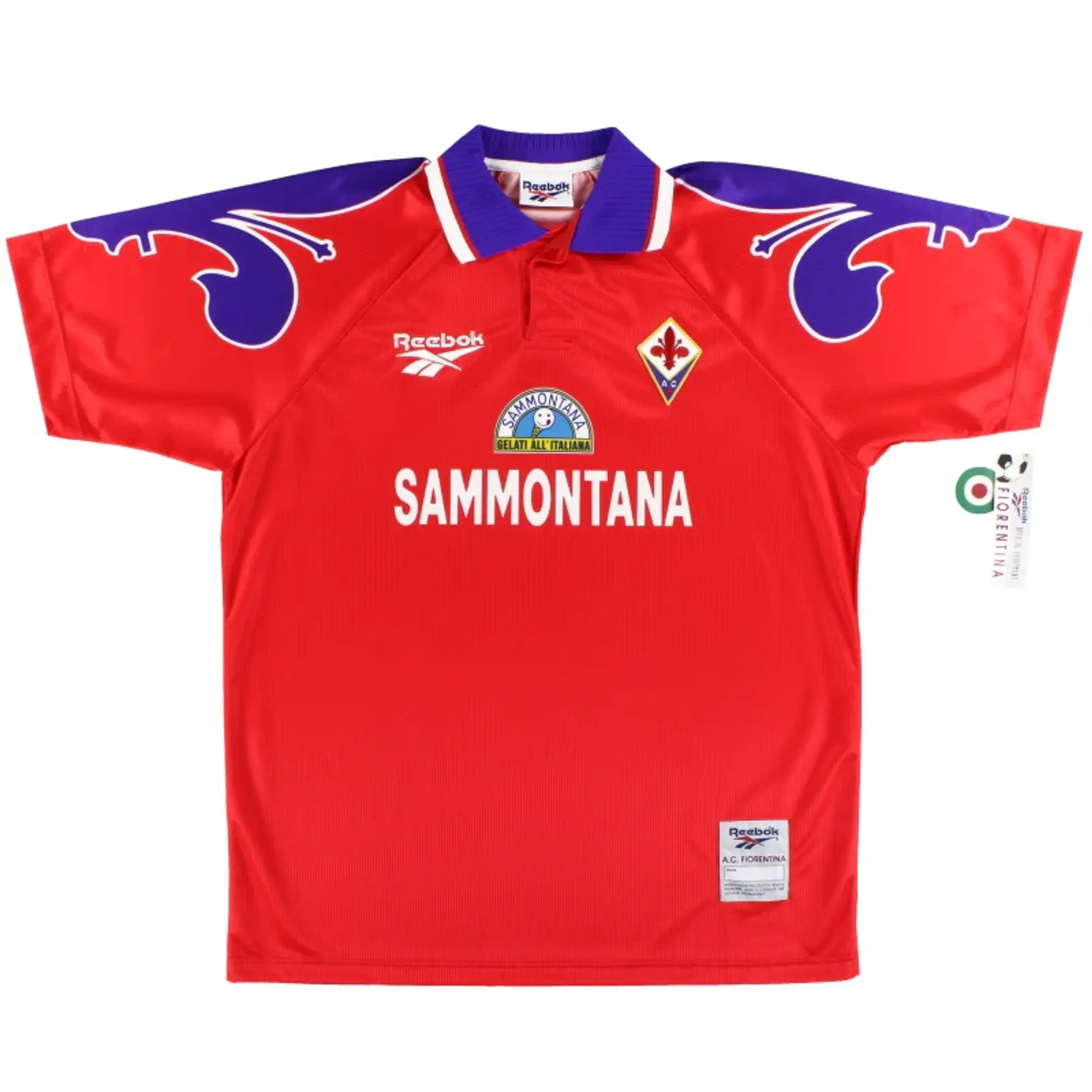 1995-97 Fiorentina Reebok Third Shirt *w/tags* XL - Fiorentina / w/tags / XL