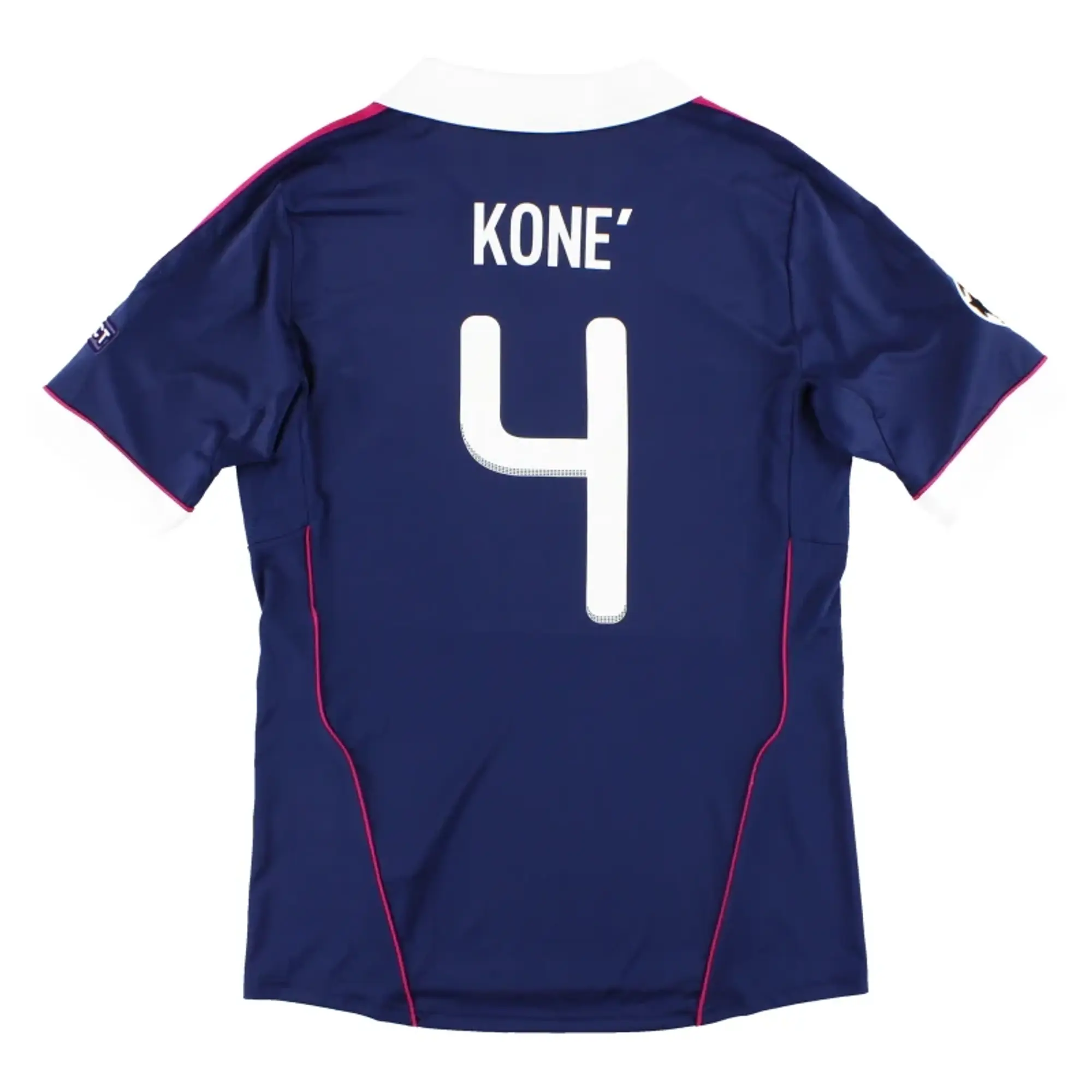 2011-12 Lyon adidas CL Away Shirt Kone #4 *Mint* M - Lyon / Mint / Medium