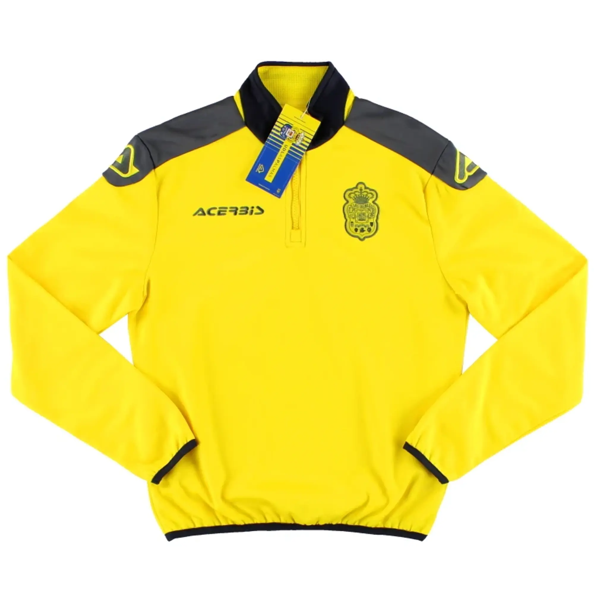 2017-18 Las Palmas Acerbis 1/2 Zip Sweatshirt *BNIB* 3XS - Other Spanish Clubs / BNIB / Youth