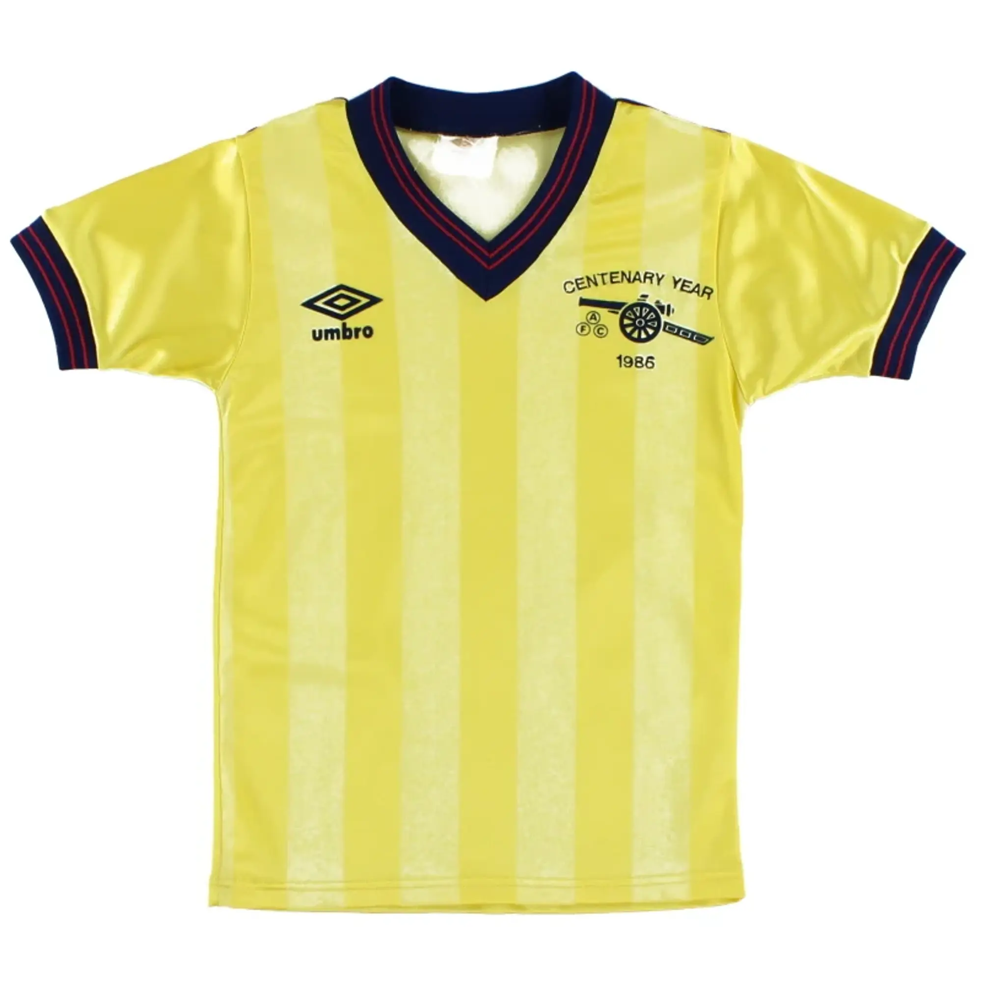 1985-86 Arsenal Centenary Away Shirt S.Boys - Arsenal / Excellent / Youth