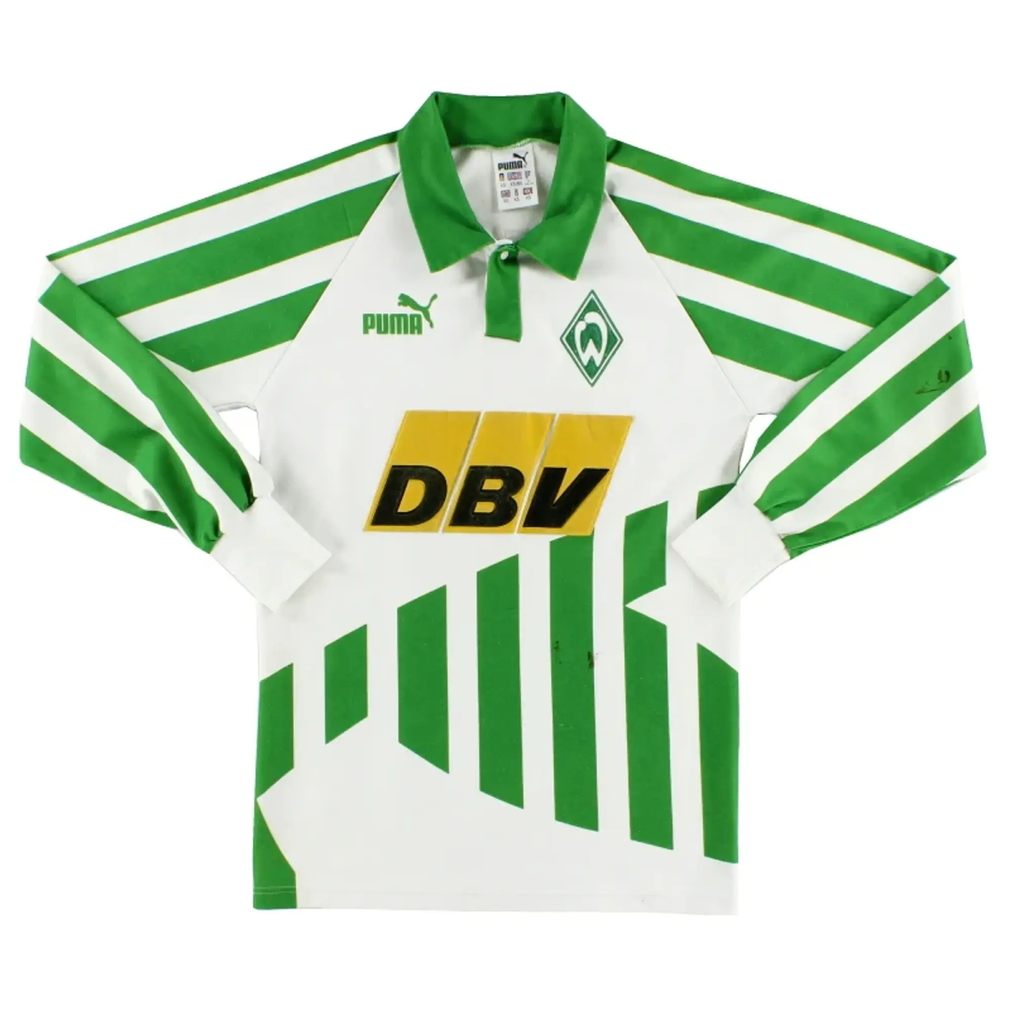 1994-95 Werder Bremen Home Shirt L/S XS - Other German Clubs / Very Good / XS