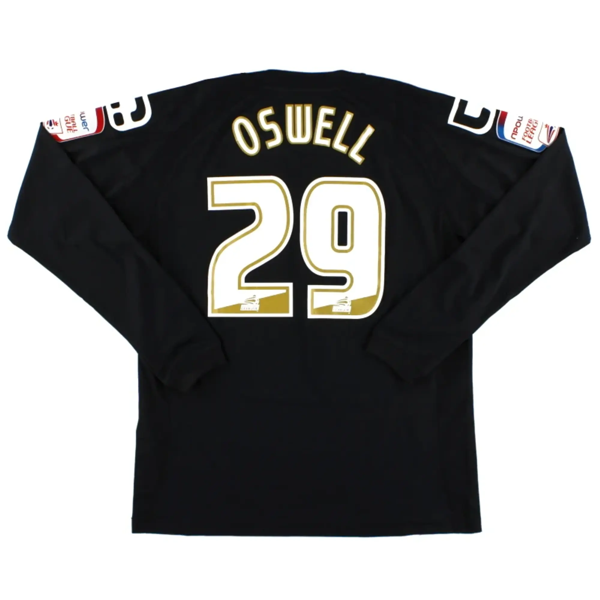 2011-12 Crewe Alexandra Carbrini Match Issue Away Shirt Oswell #29 L/S L - Crewe Alexandra / Excellent / Large
