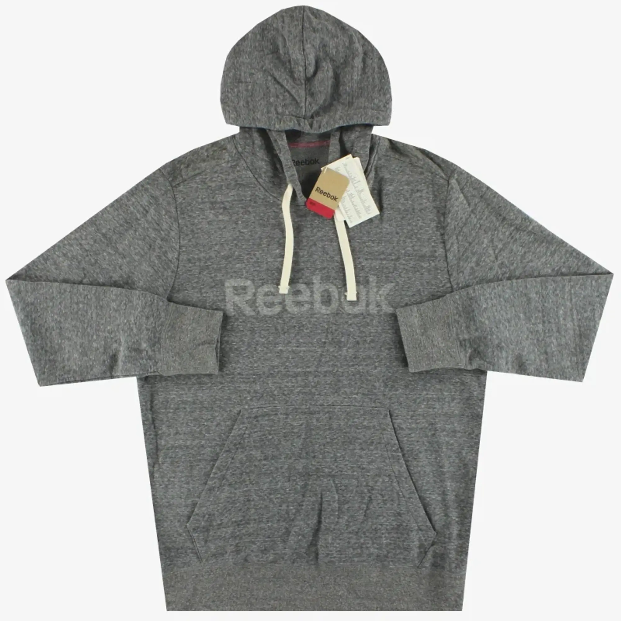 Reebok Extra Soft Mens EL Logo Grey Hoodie *BNIB* - BNIB / Large