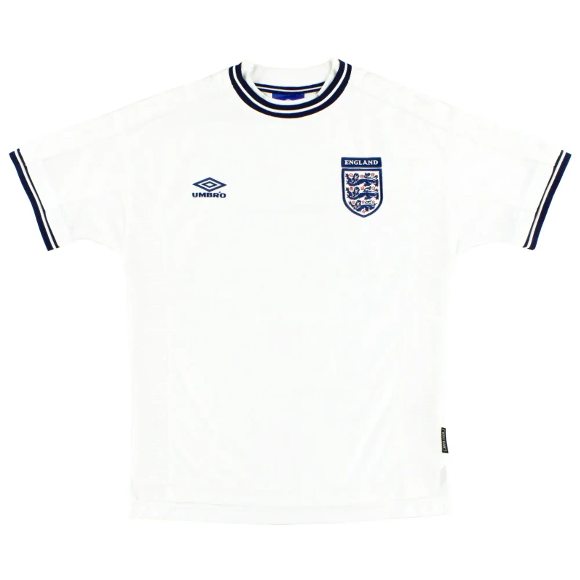 1999-01 England Umbro Home Shirt L - England / Excellent / Large