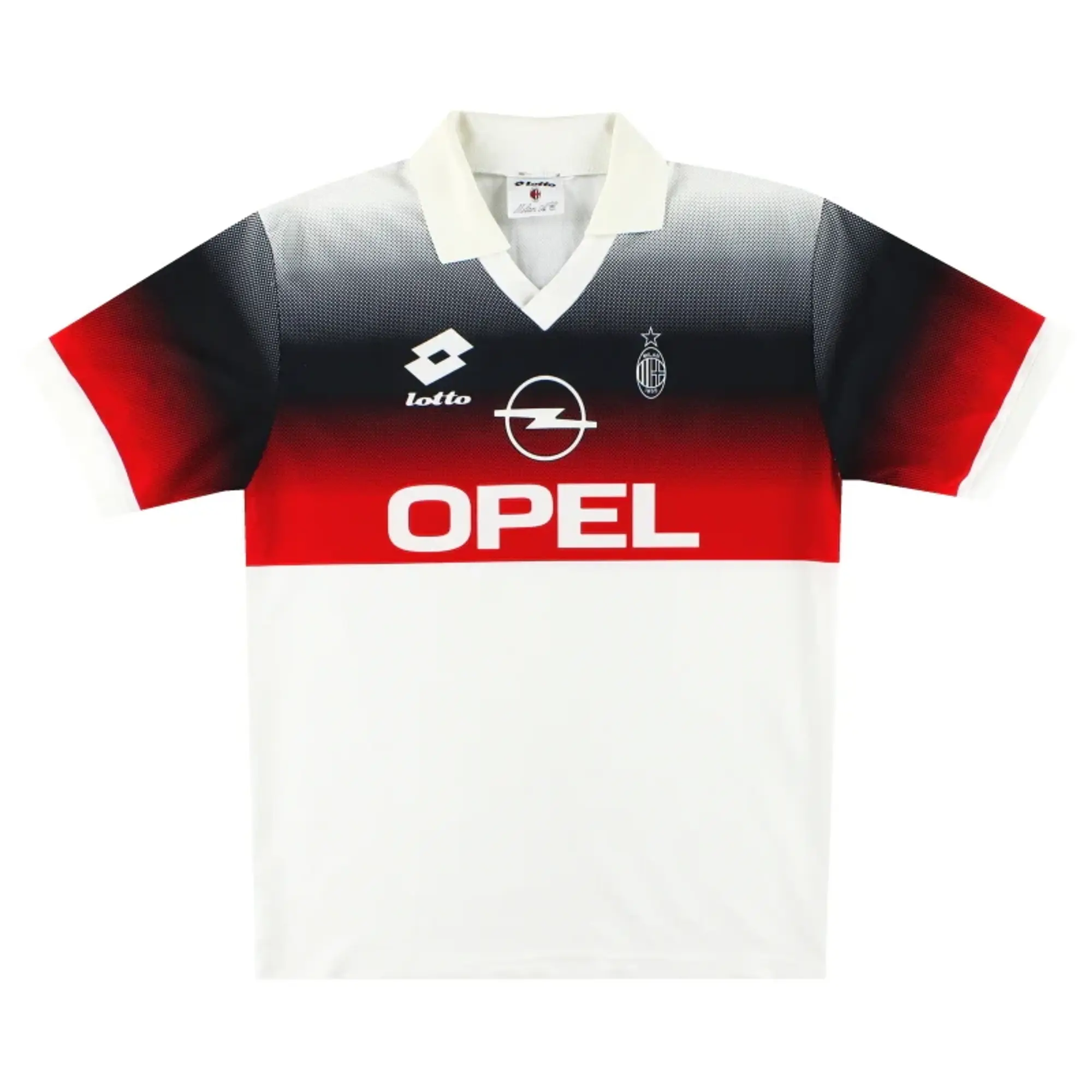 1995-96 AC Milan Lotto Training Shirt L - AC Milan / Excellent / Large