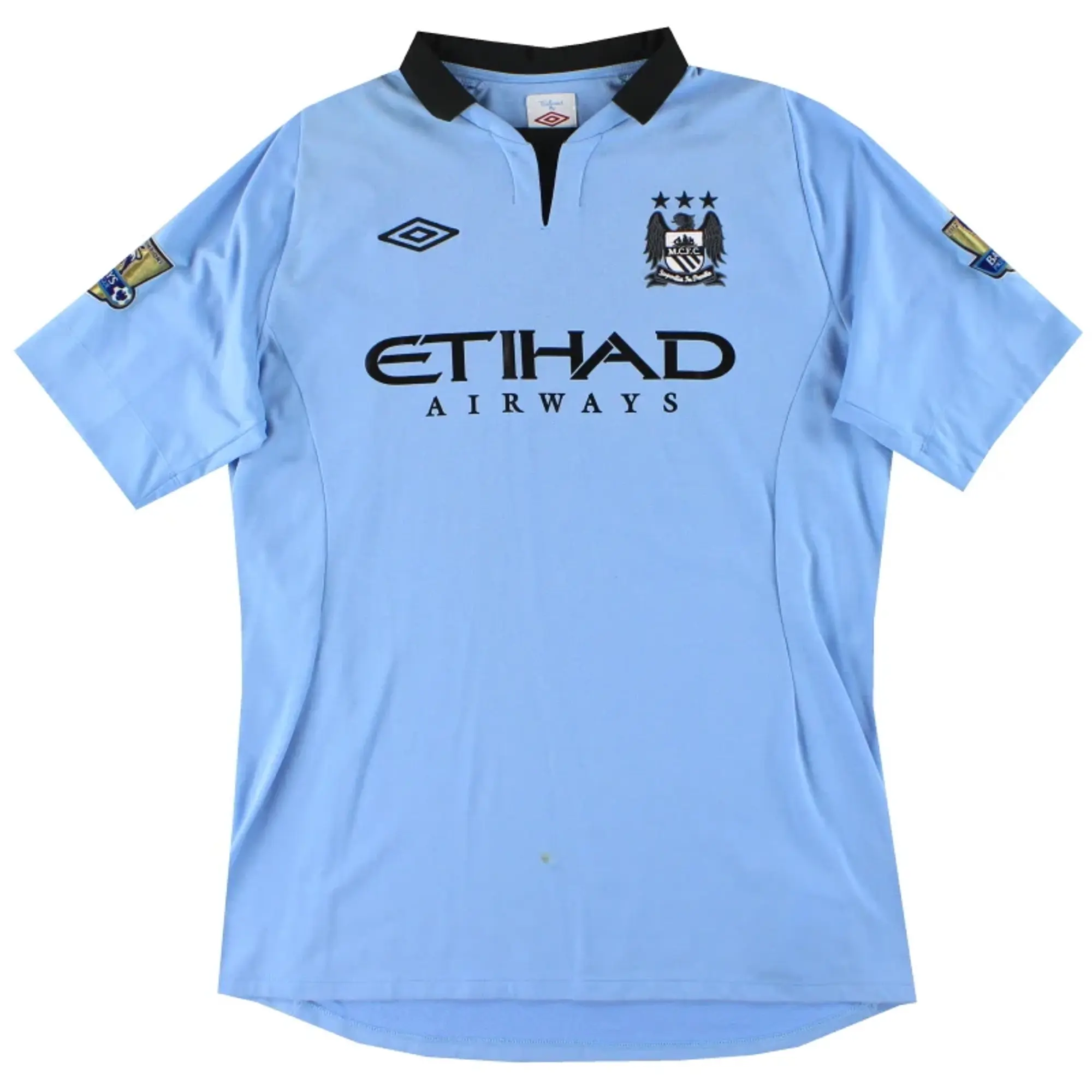 2012-13 Manchester City Umbro Home Shirt L - Manchester City / Good / Large