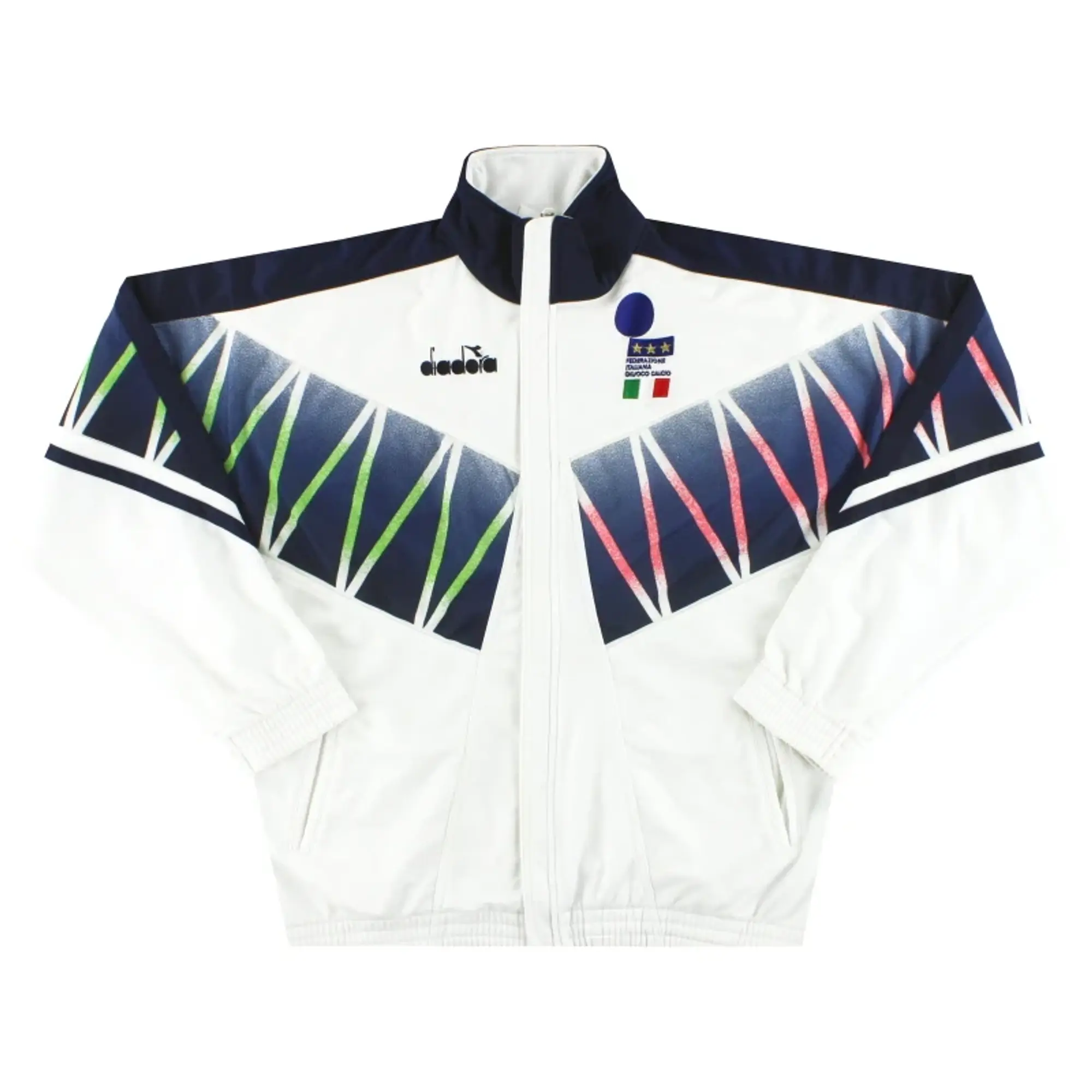 1994 Italy Diadora Track Jacket L - Italy / Excellent / Large