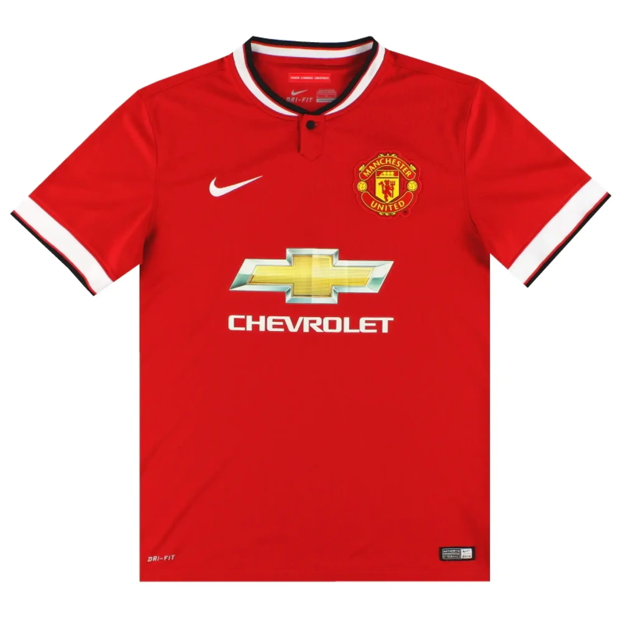 2014-15 Manchester United Nike Home Shirt M - Manchester United / Excellent / Medium
