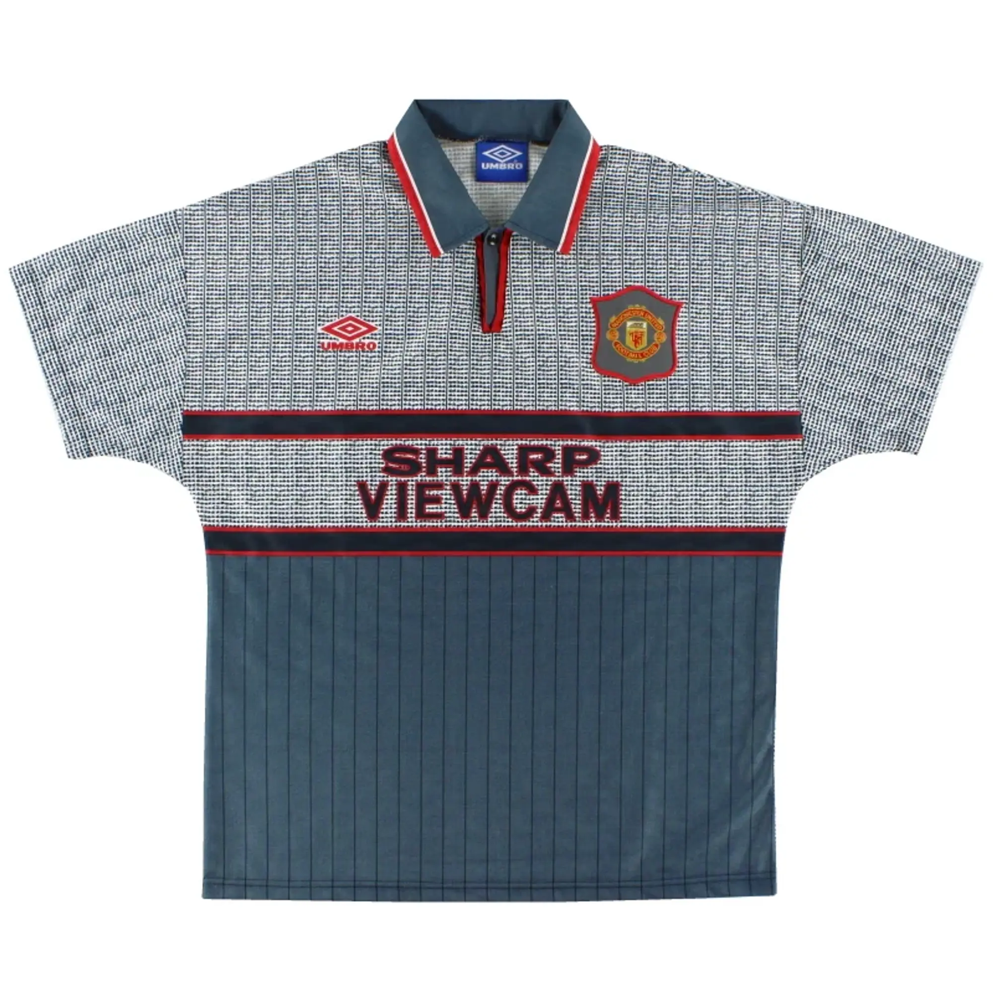 1995-96 Manchester United Umbro Away Shirt *Mint* L - Manchester United / Mint / Large