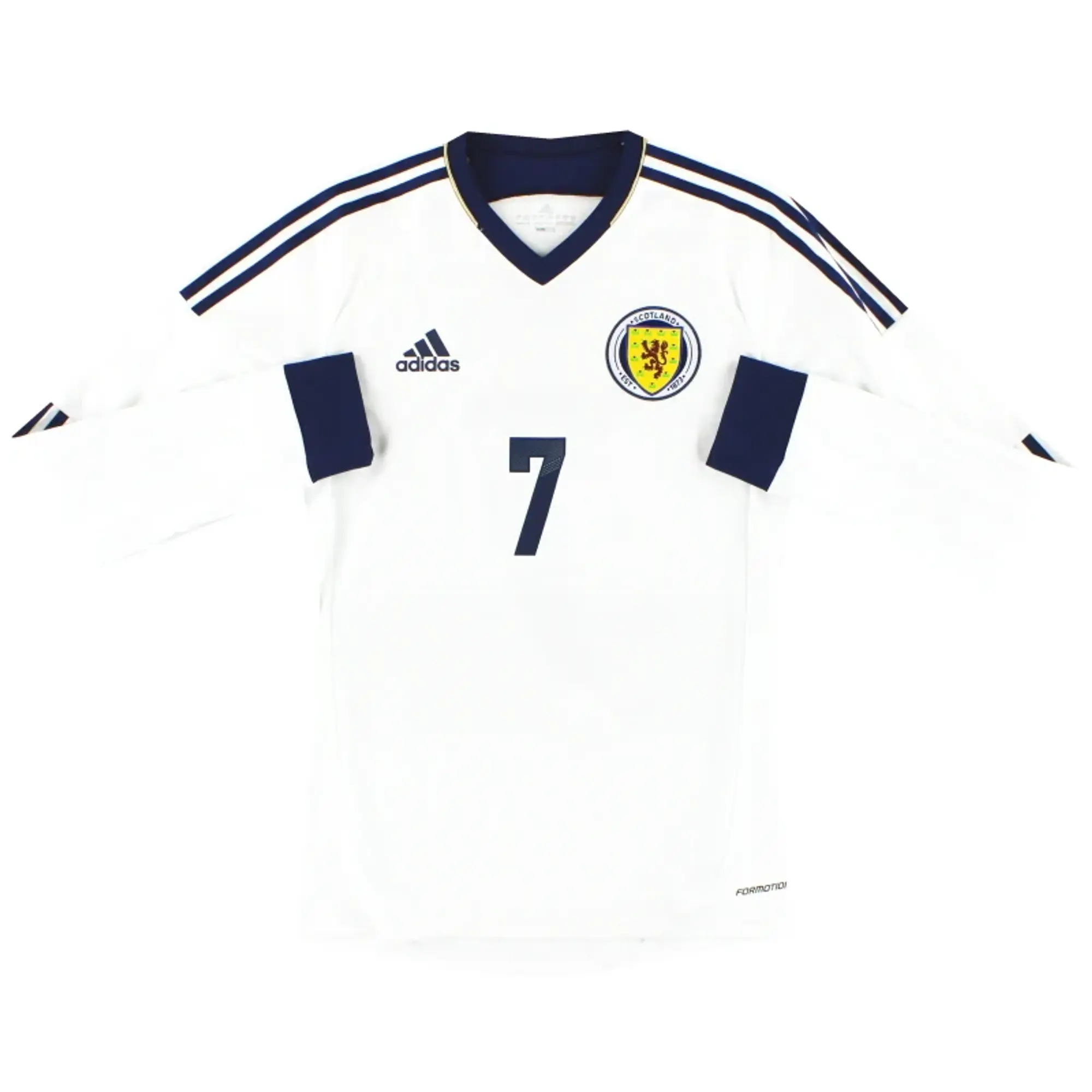 2012-14 Scotland adidas Formotion Player Issue Away Shirt L/S *As New* - Scotland / Small / 2