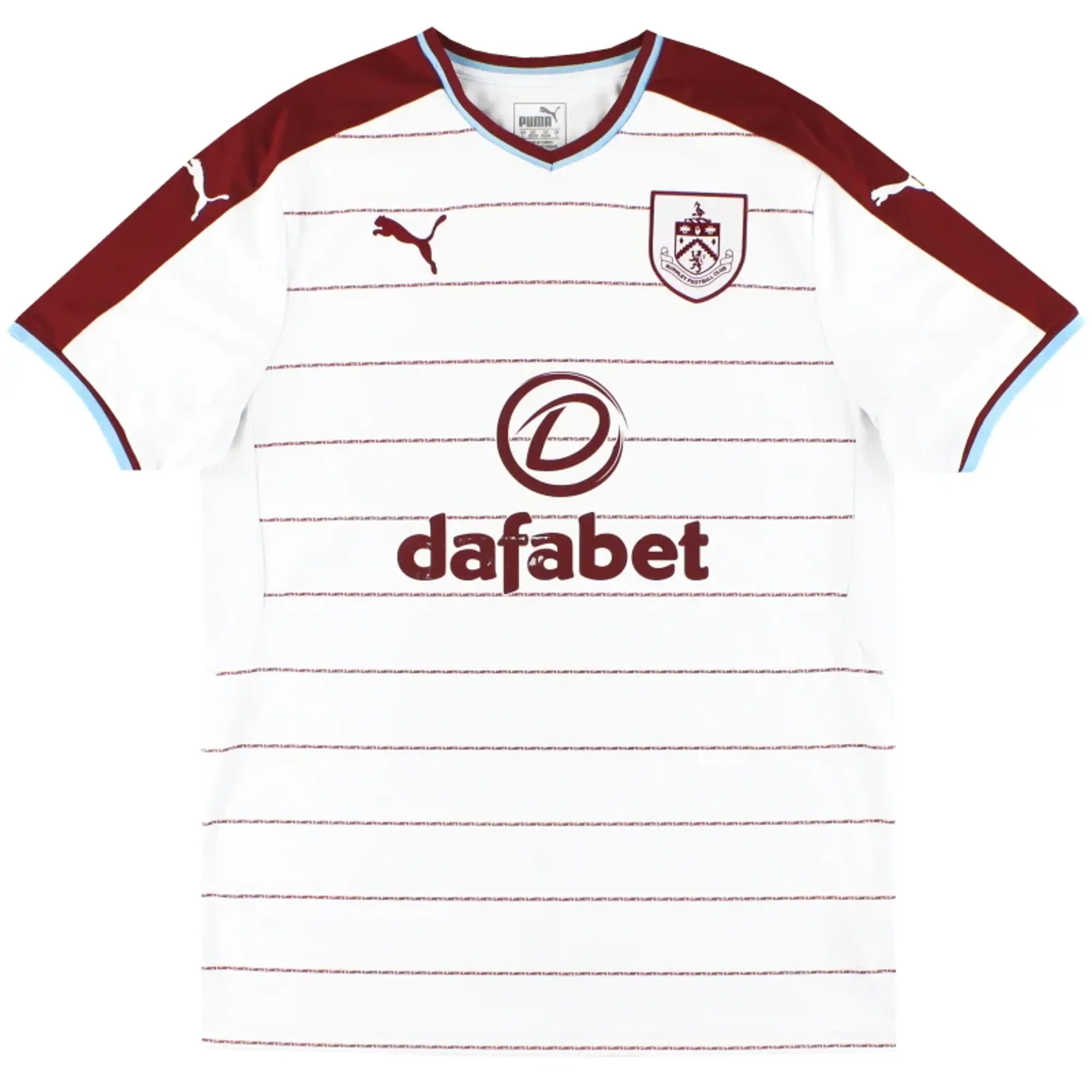 2017-18 Burnley Puma Away Shirt L - Burnley / Excellent / Large