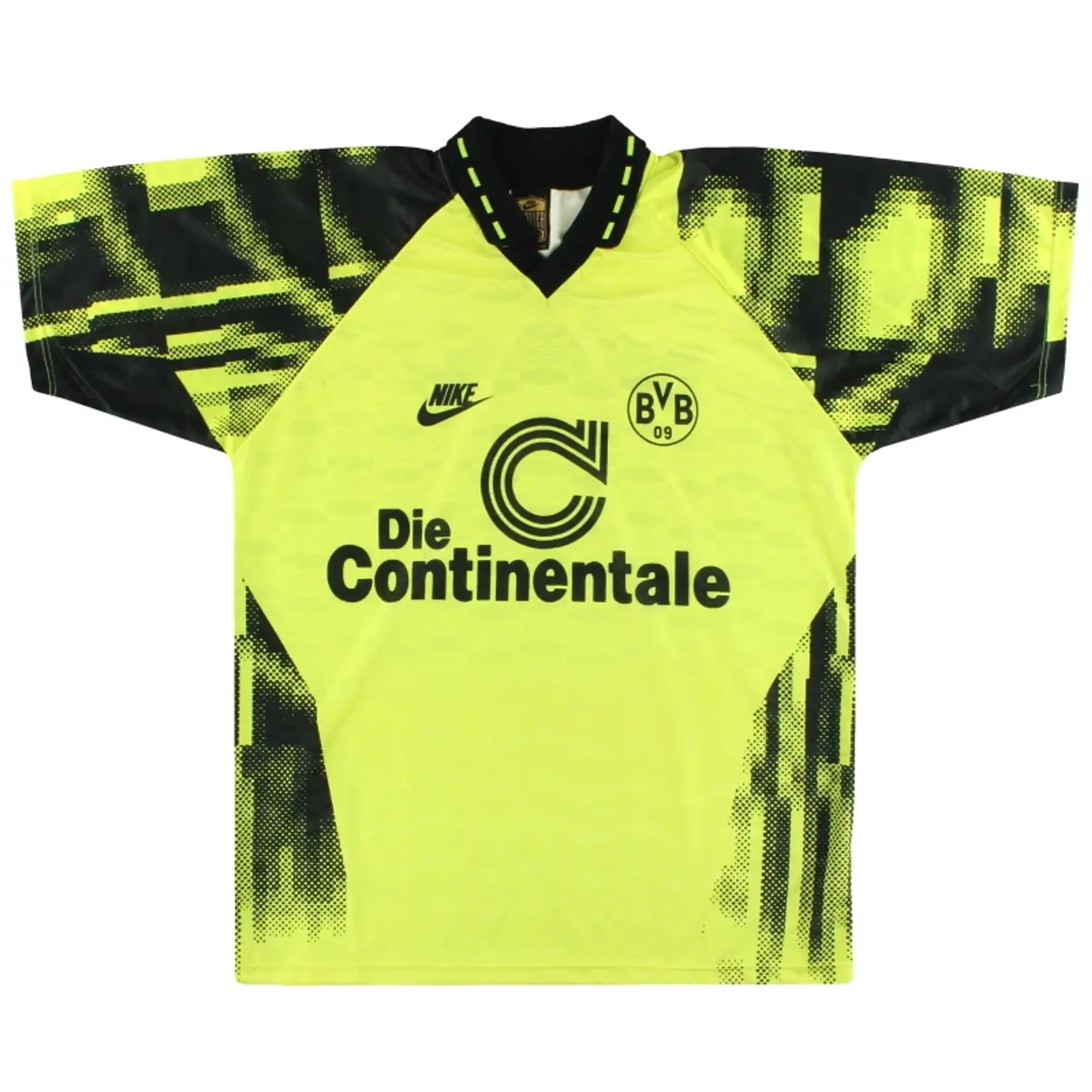 1992-93 Dortmund Nike Home Shirt L - Dortmund / Excellent / Large