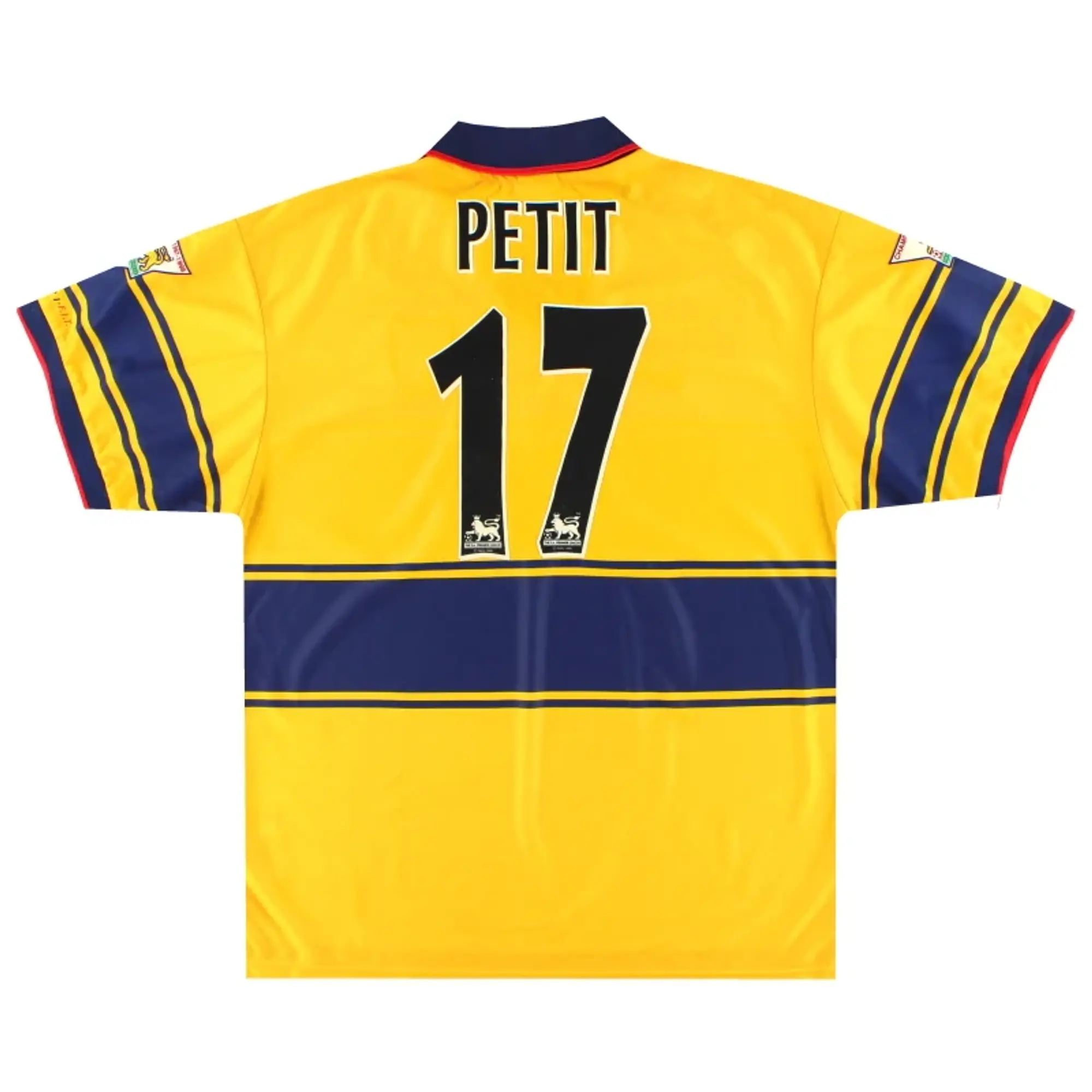 1997-99 Arsenal Nike Away Shirt Petit #17 *Mint* XXL - Arsenal / Mint / XXL
