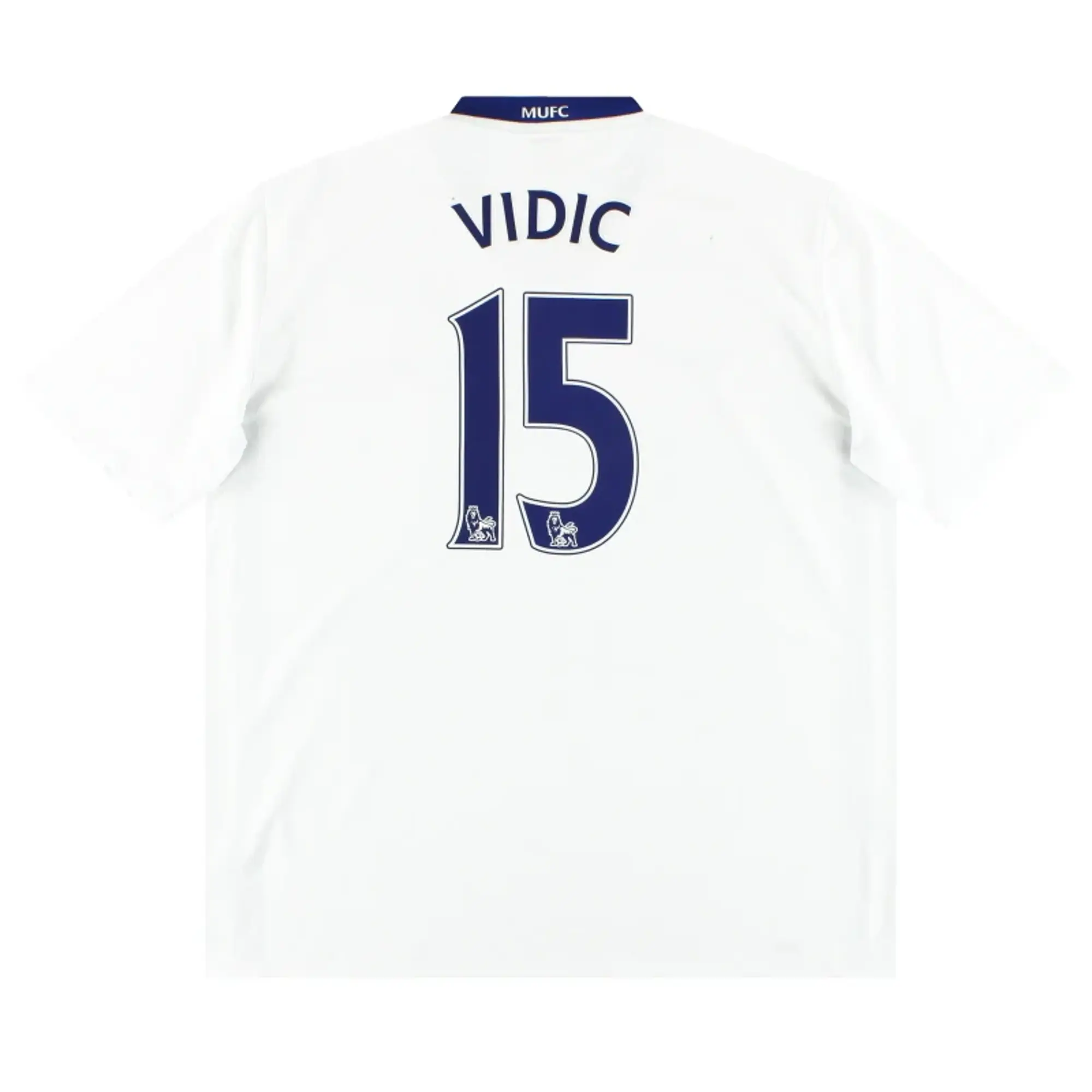 2008-09 Manchester United Nike Away Shirt Vidic #15 XL - Manchester United / Excellent / XL
