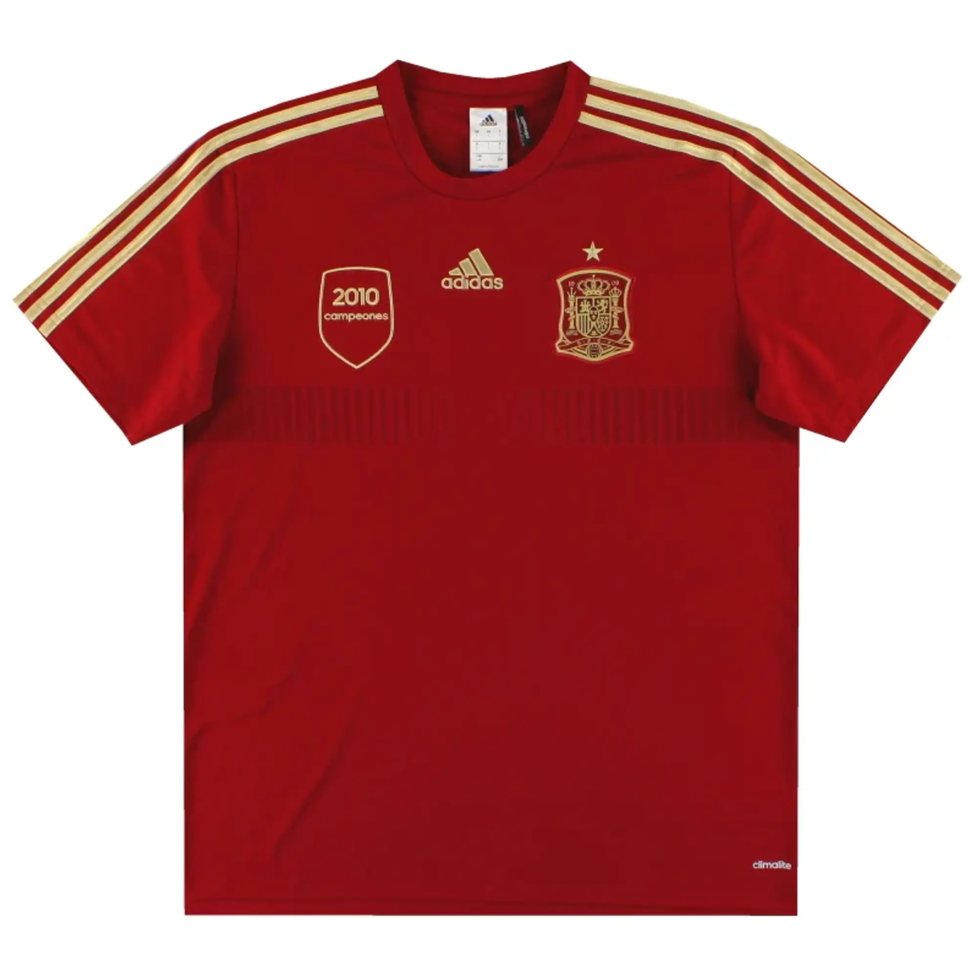 2013-15 Spain adidas Training Shirt L - Spain / Excellent / Large