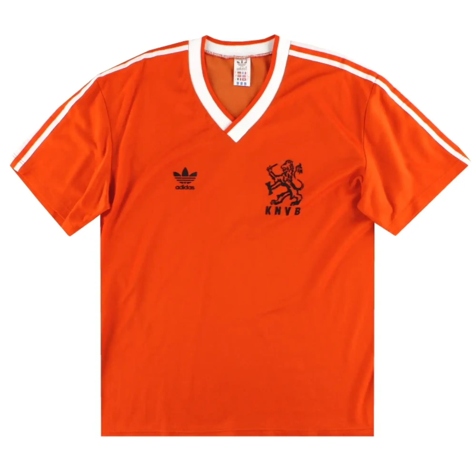 1985-88 Holland adidas Home Shirt M - Holland / Excellent / Medium