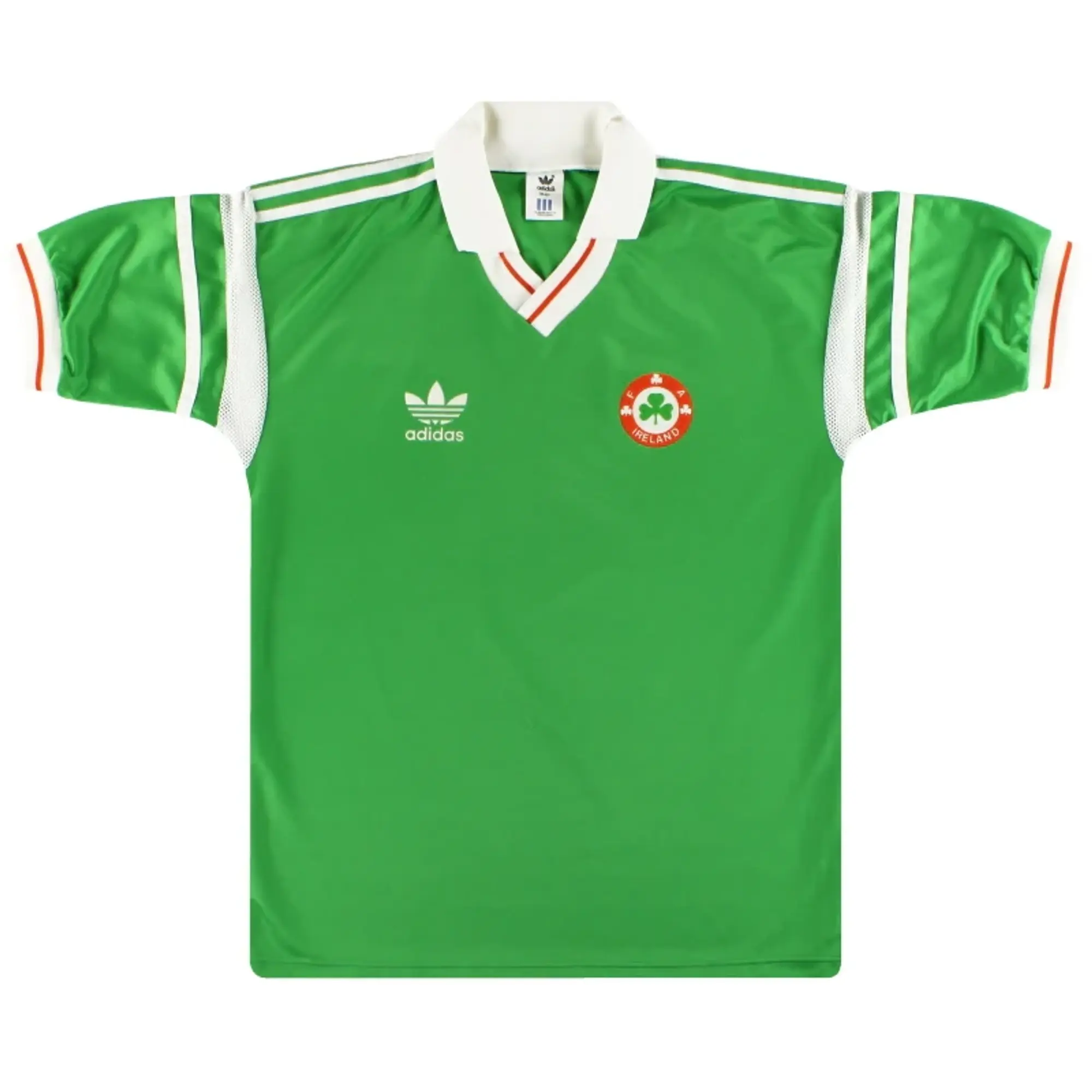 1988-90 Ireland adidas Home Shirt M - Ireland / Very Good / Medium
