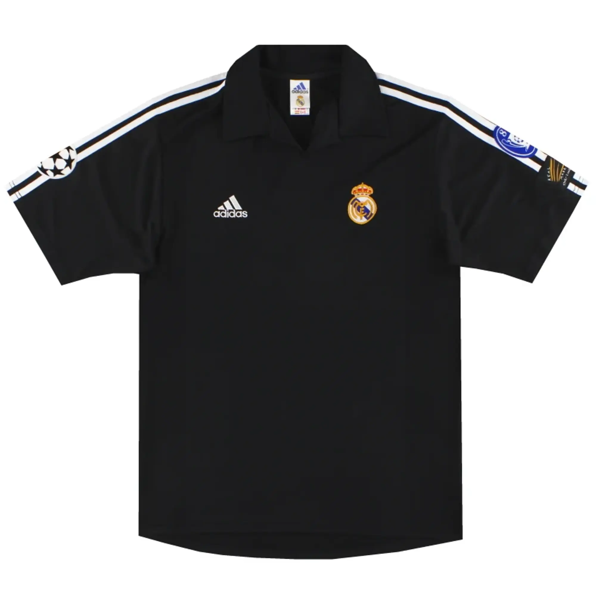 2001-02 Real Madrid adidas Champions League Centenary Away Shirt L - Real Madrid / Very Good / Large