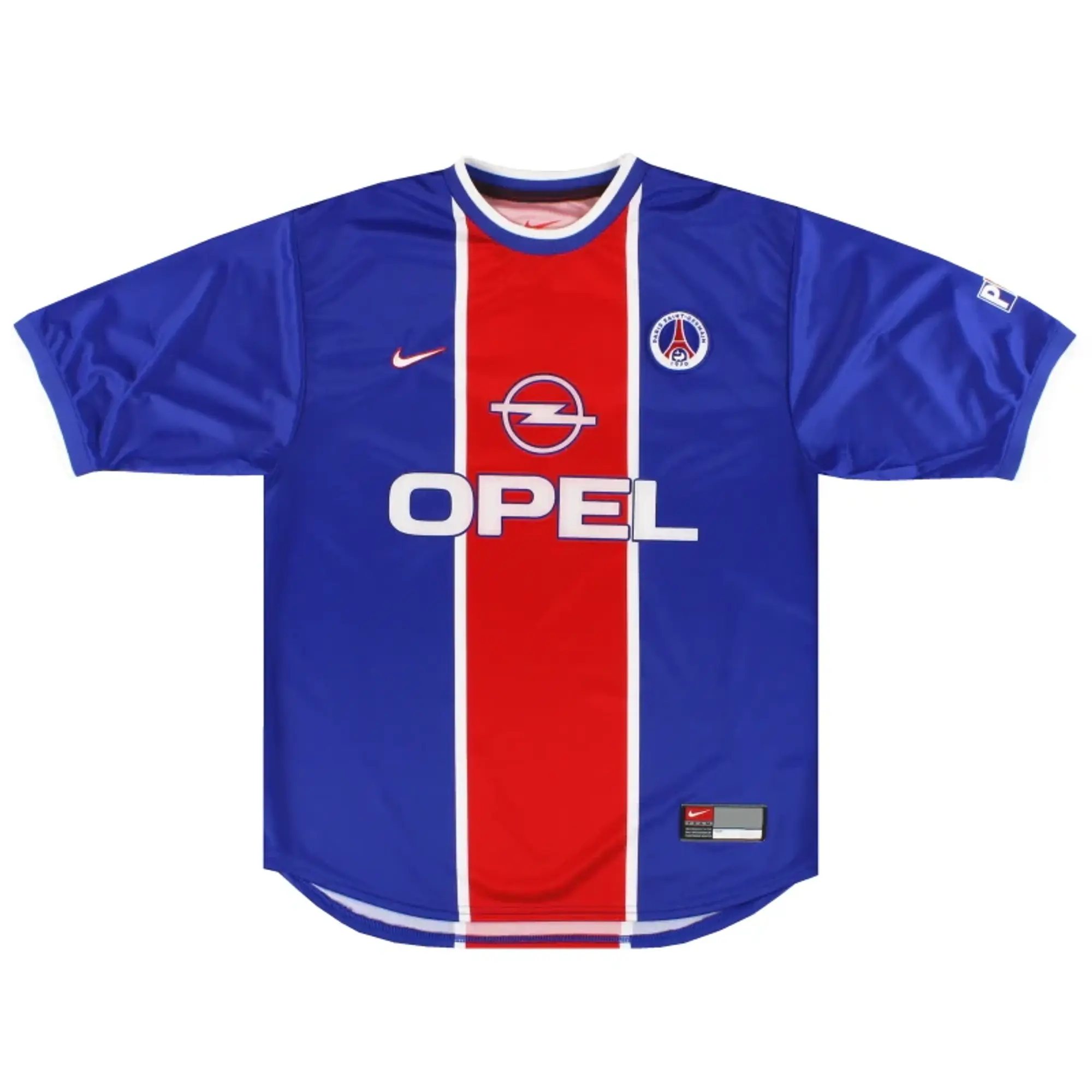 1999-00 Paris Saint-Germain Nike Home Shirt *Mint* L - Paris Saint-Germain / Mint / Large