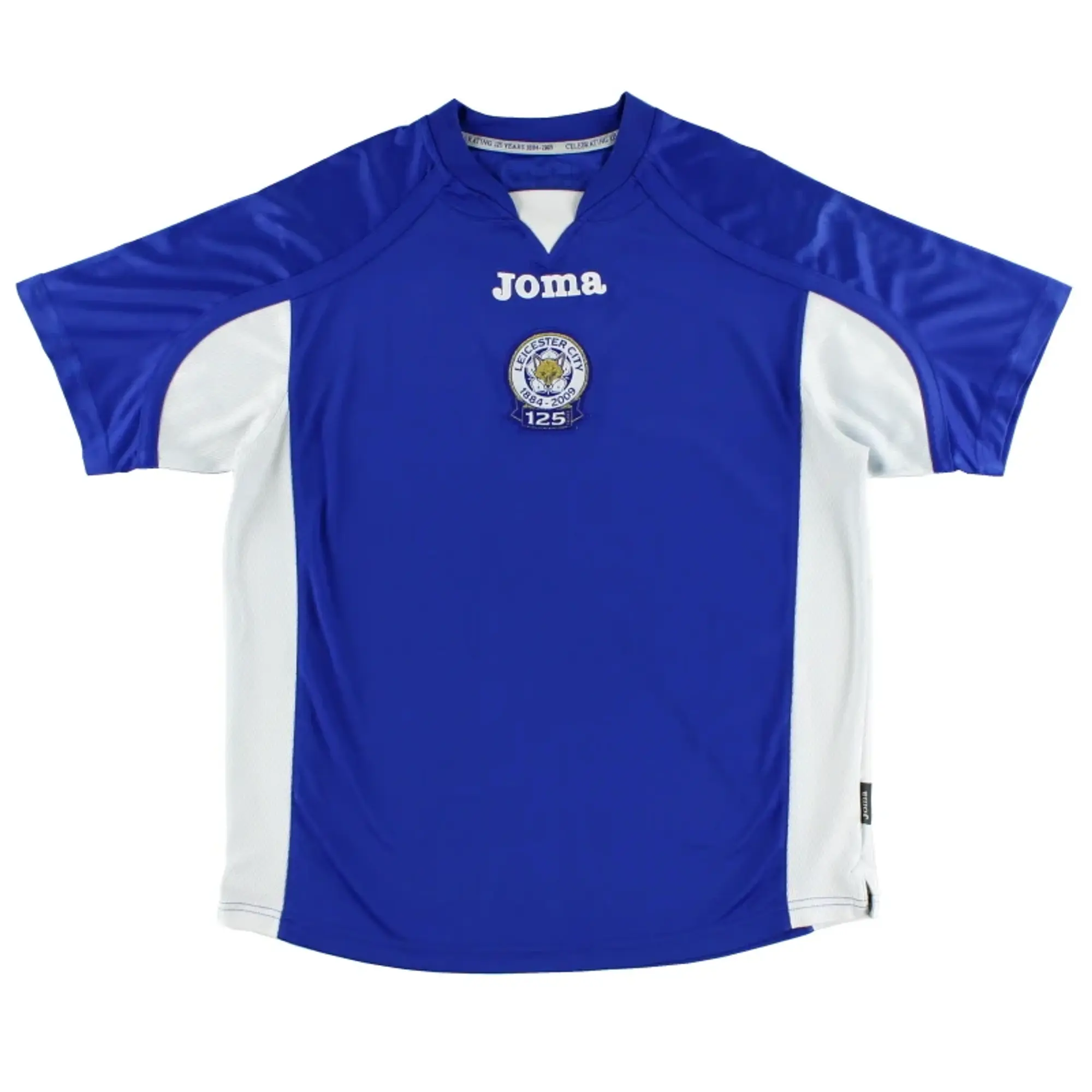 2009-10 Leicester Joma '125 Years' Home Shirt L - Leicester City / Excellent / Large