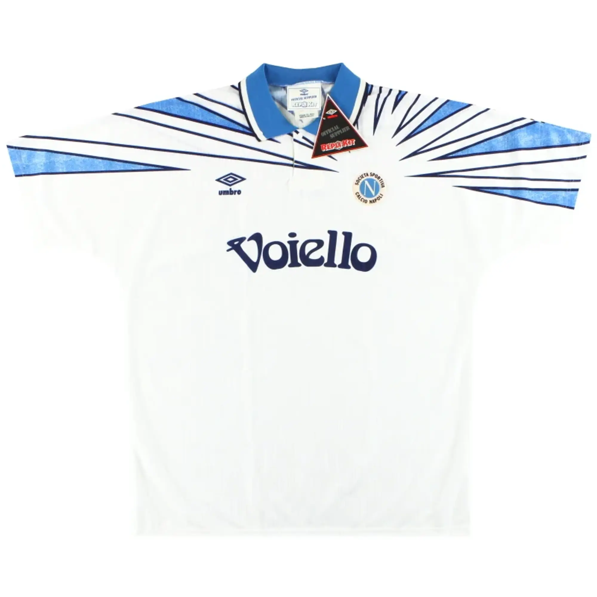 1991-93 Napoli Umbro Away Shirt *BNIB* - Napoli / BNIB / XL