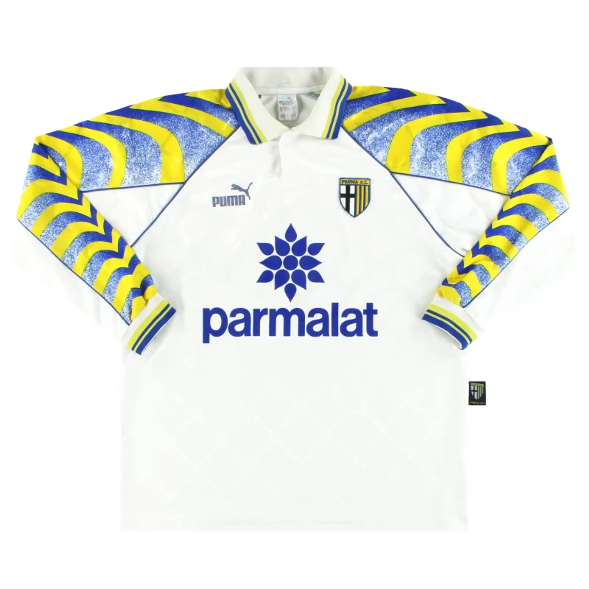 1995-97 Parma Puma Home Shirt L/S XXL - Parma / Excellent / XXL