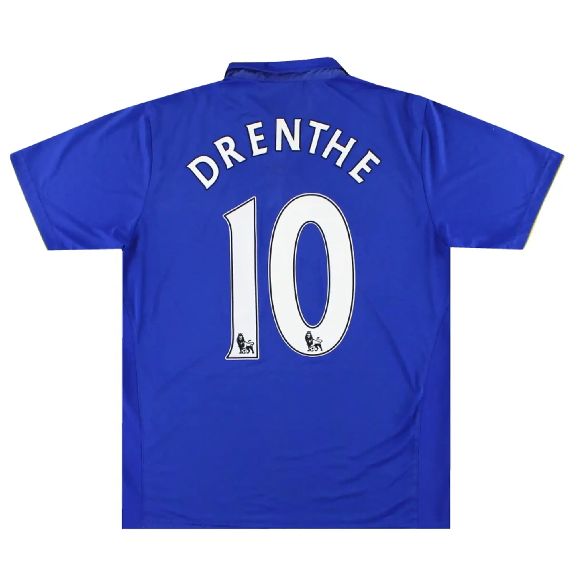 2011-12 Everton Le Coq Sportif Home Shirt Drenthe #10 L - Everton / Excellent / Large