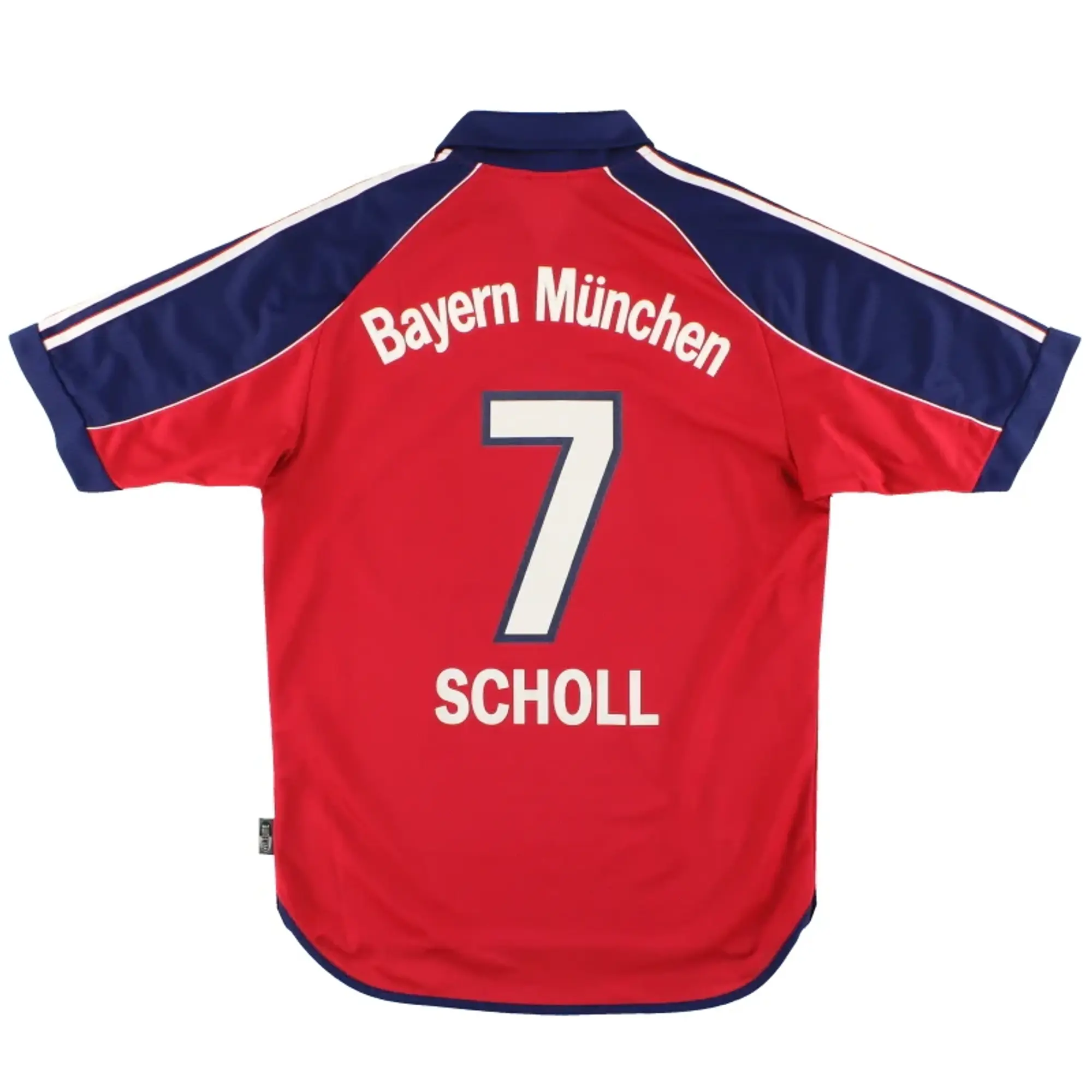 1999-01 Bayern Munich adidas Home Shirt Scholl #7 S - Bayern Munich / Excellent / Small