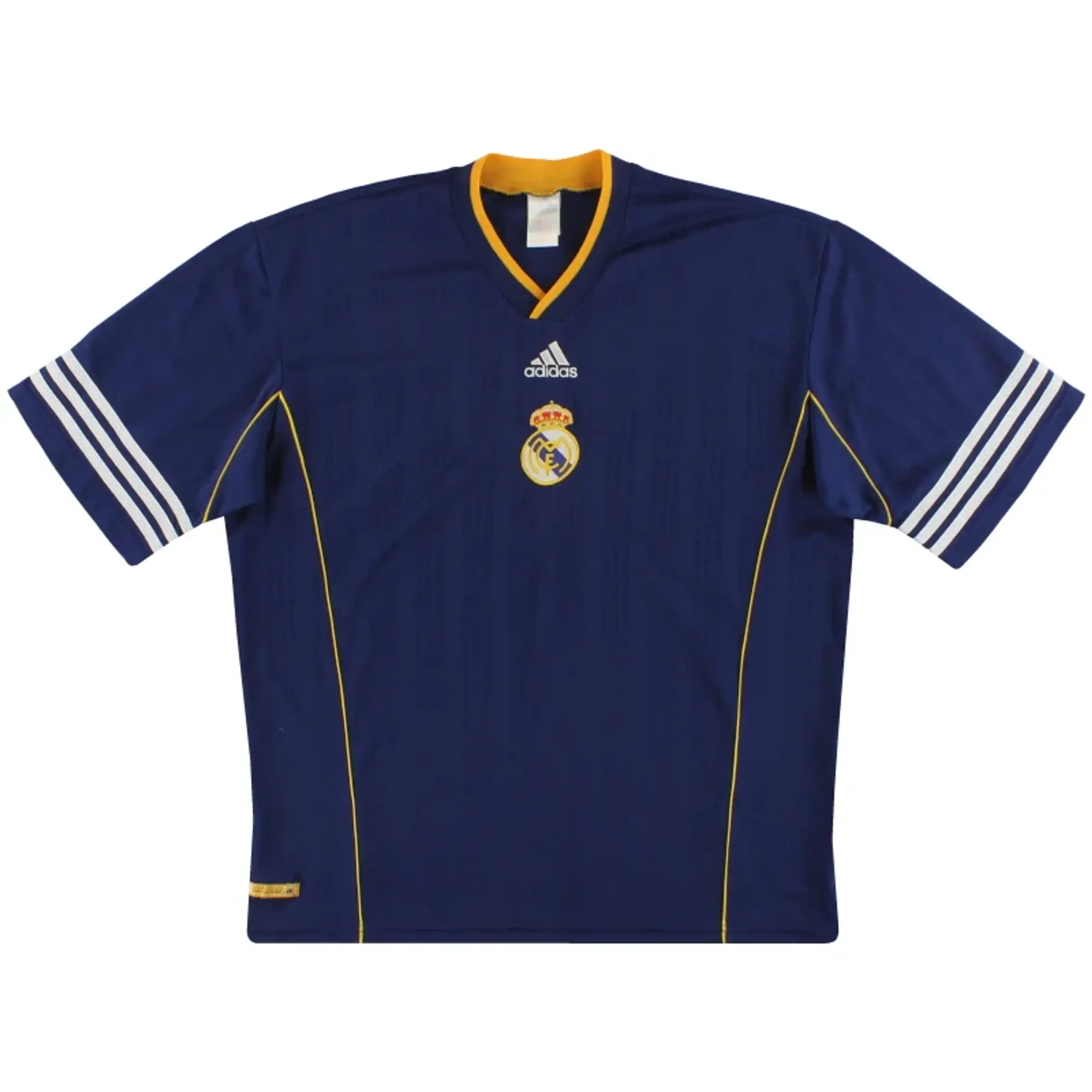 1999-00 Real Madrid adidas Training Shirt *Mint* L - Real Madrid / Mint / Large