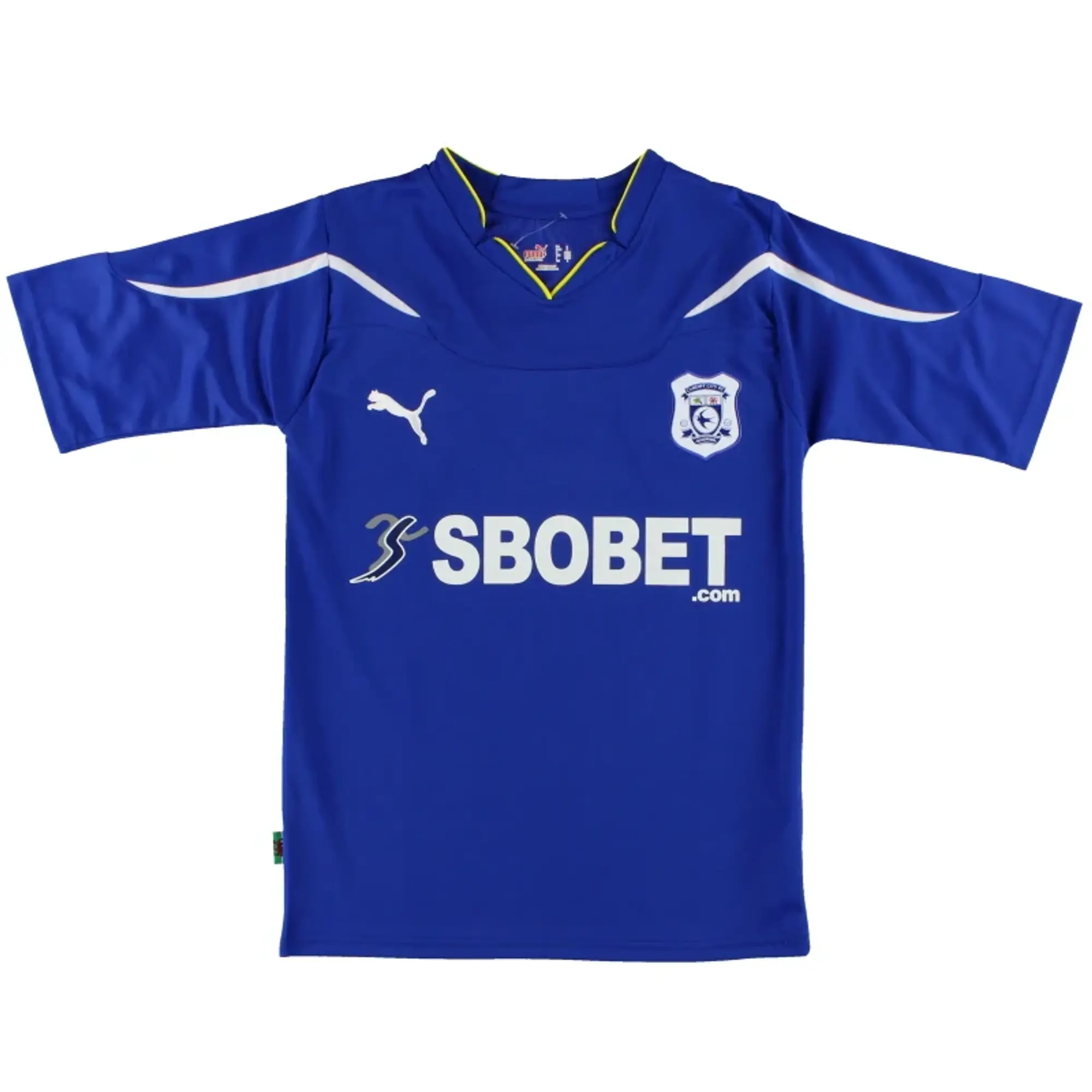 2010-11 Cardiff City Puma Home Shirt S - Cardiff City / Excellent / Small