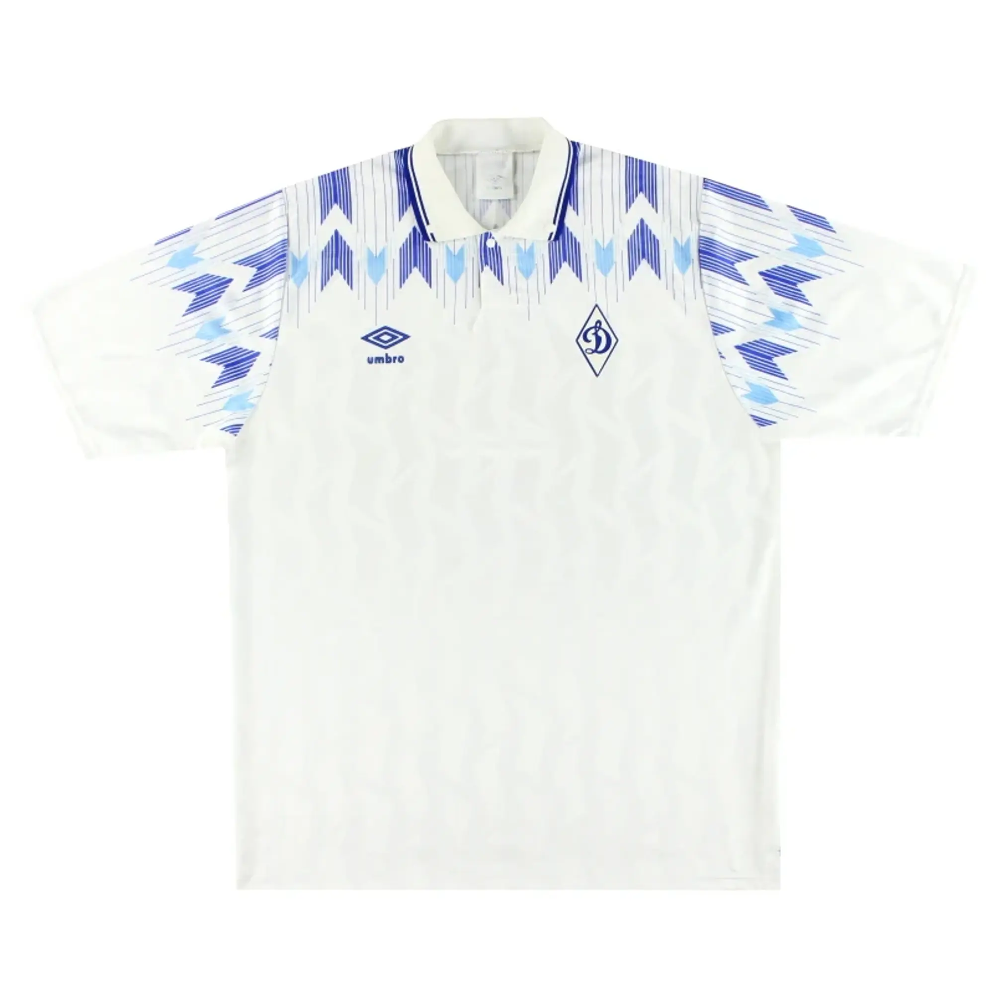 1990-93 Dynamo Moscow Umbro Home Shirt L - Other European Clubs / Excellent / Large