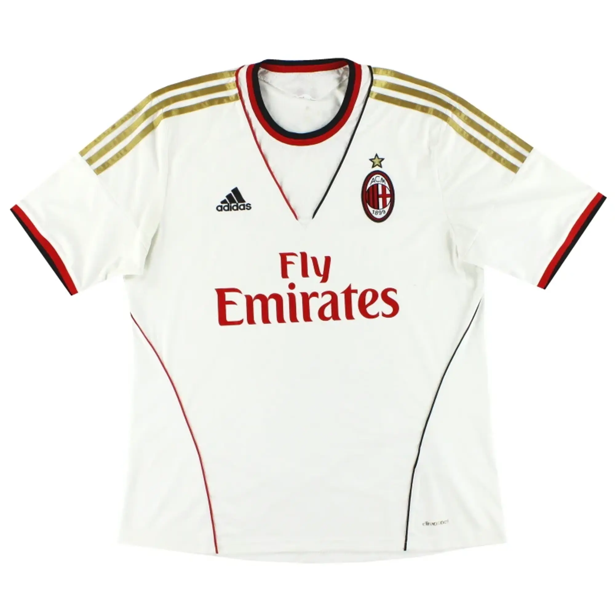 2013-14 AC Milan adidas Away Shirt L - AC Milan / Excellent / Large