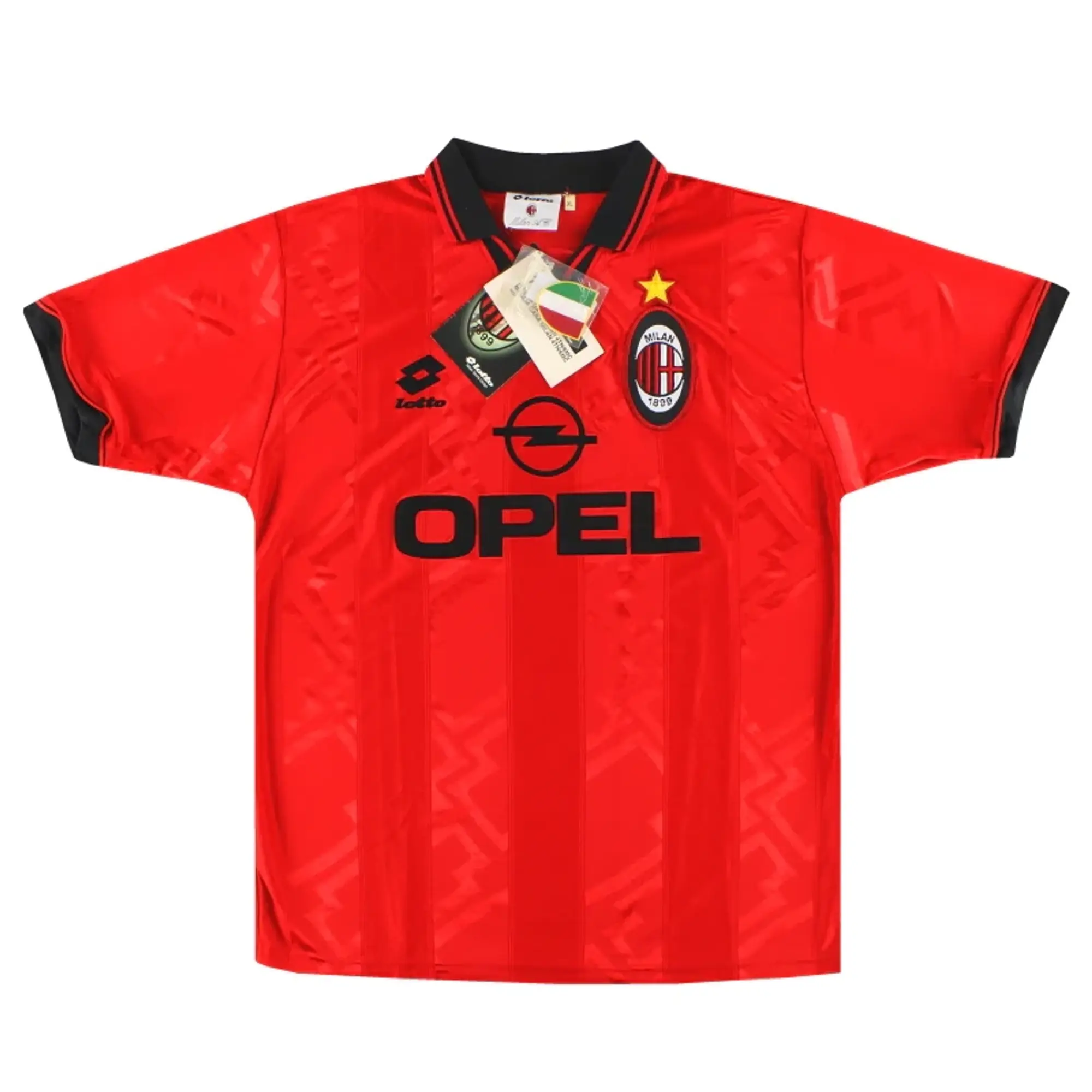 1996-97 AC Milan Lotto Fourth Shirt *w/tags* XL - AC Milan / w/tags / XL