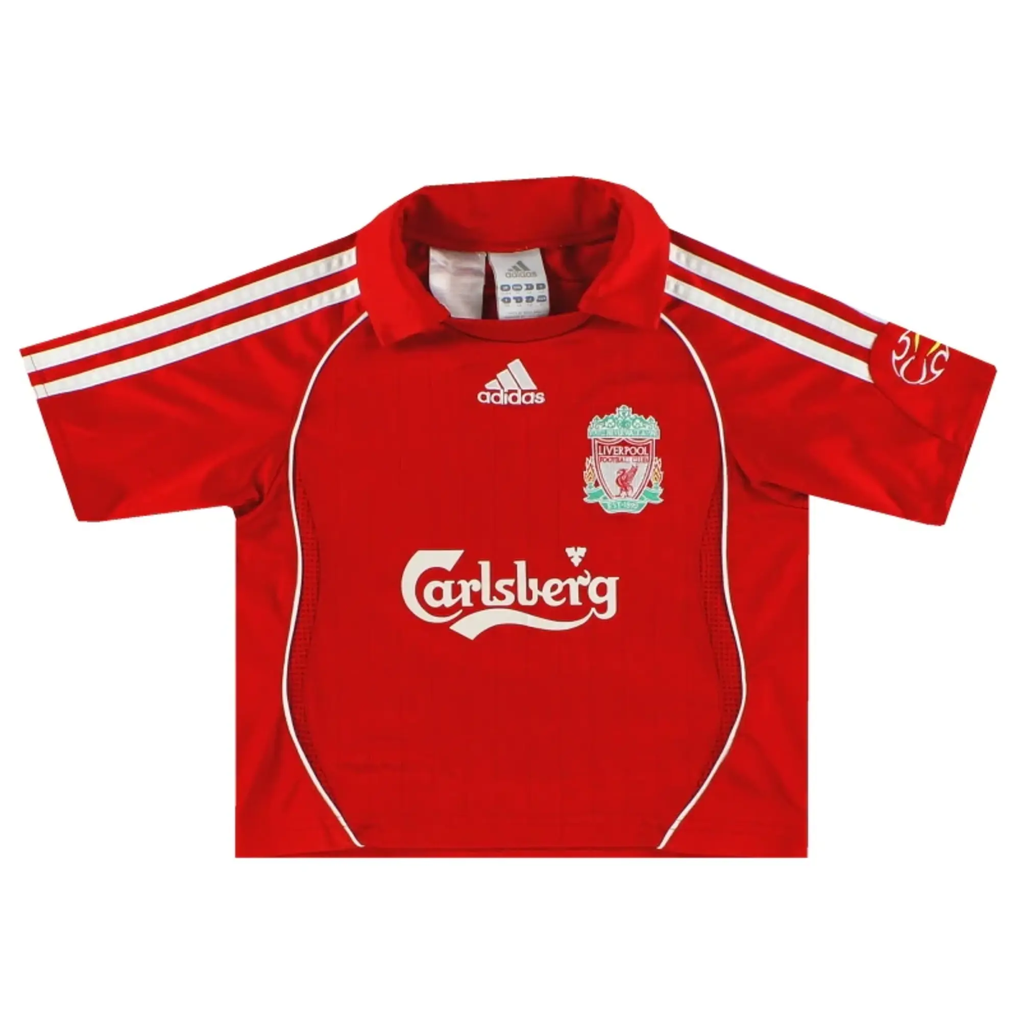 2006-08 Liverpool adidas Home Shirt Child - Liverpool / Excellent / Child