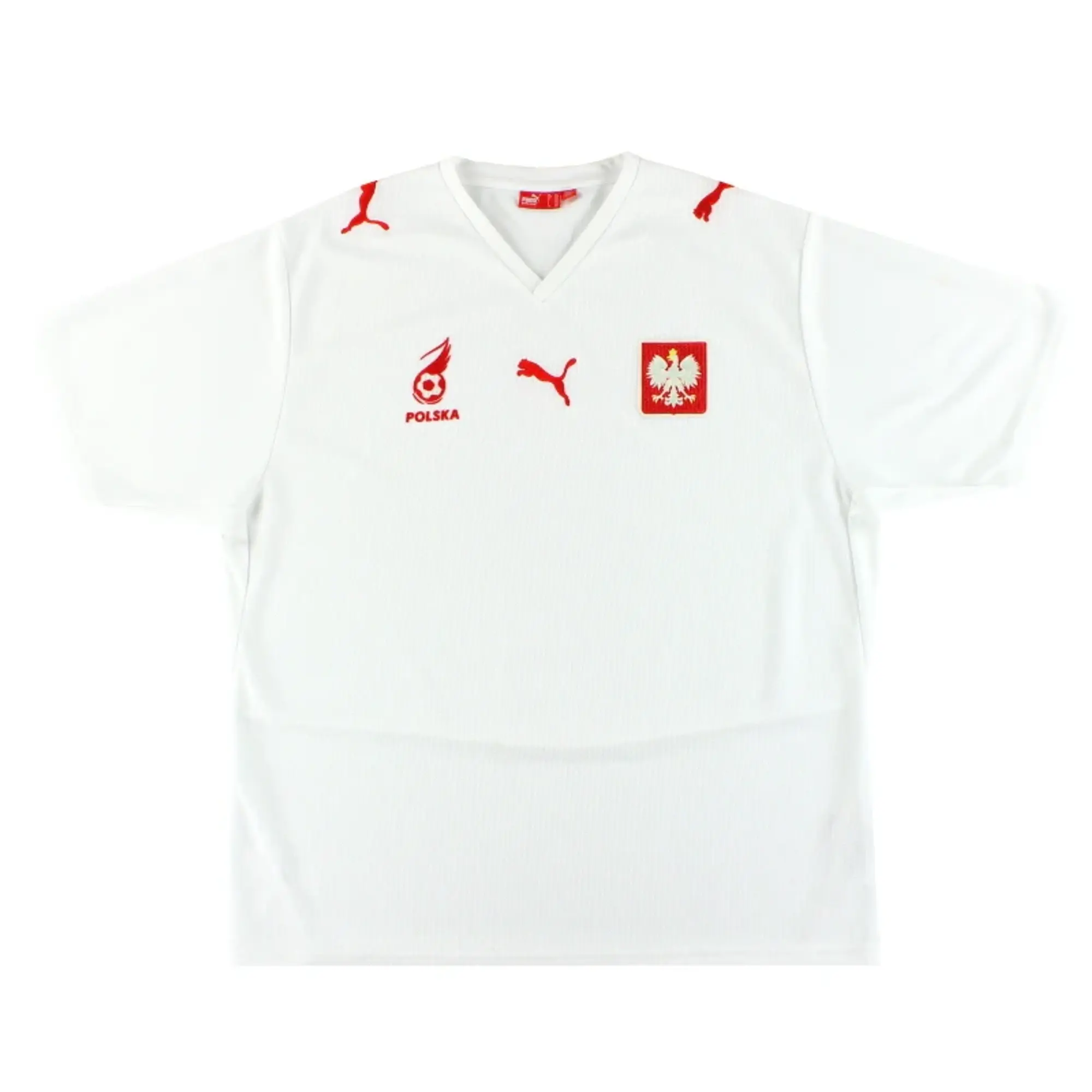 2008 Poland Puma Home Shirt XXL - Poland / Excellent / XXL