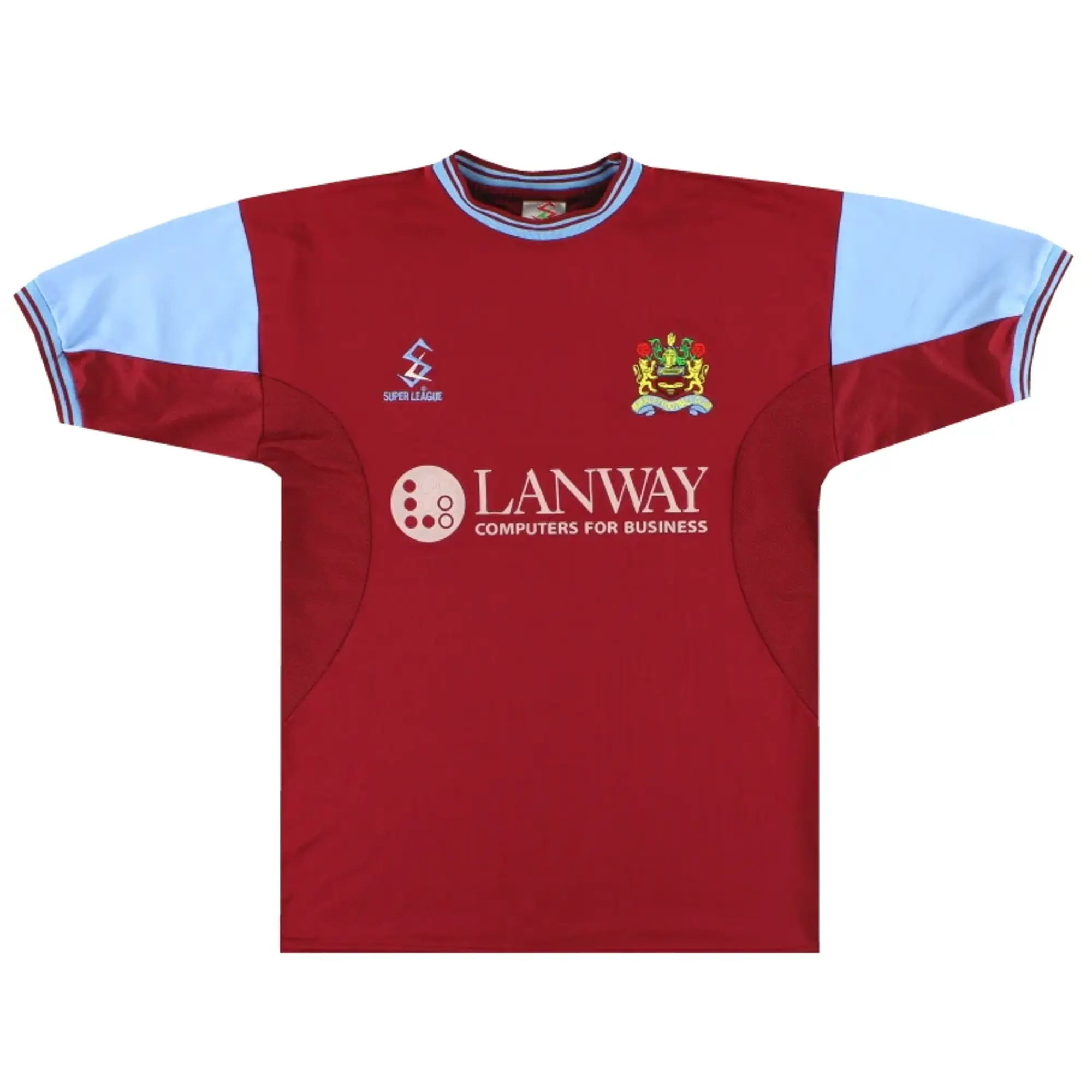 2001-02 Burnley Super League Home Shirt M - Burnley / Excellent / Medium