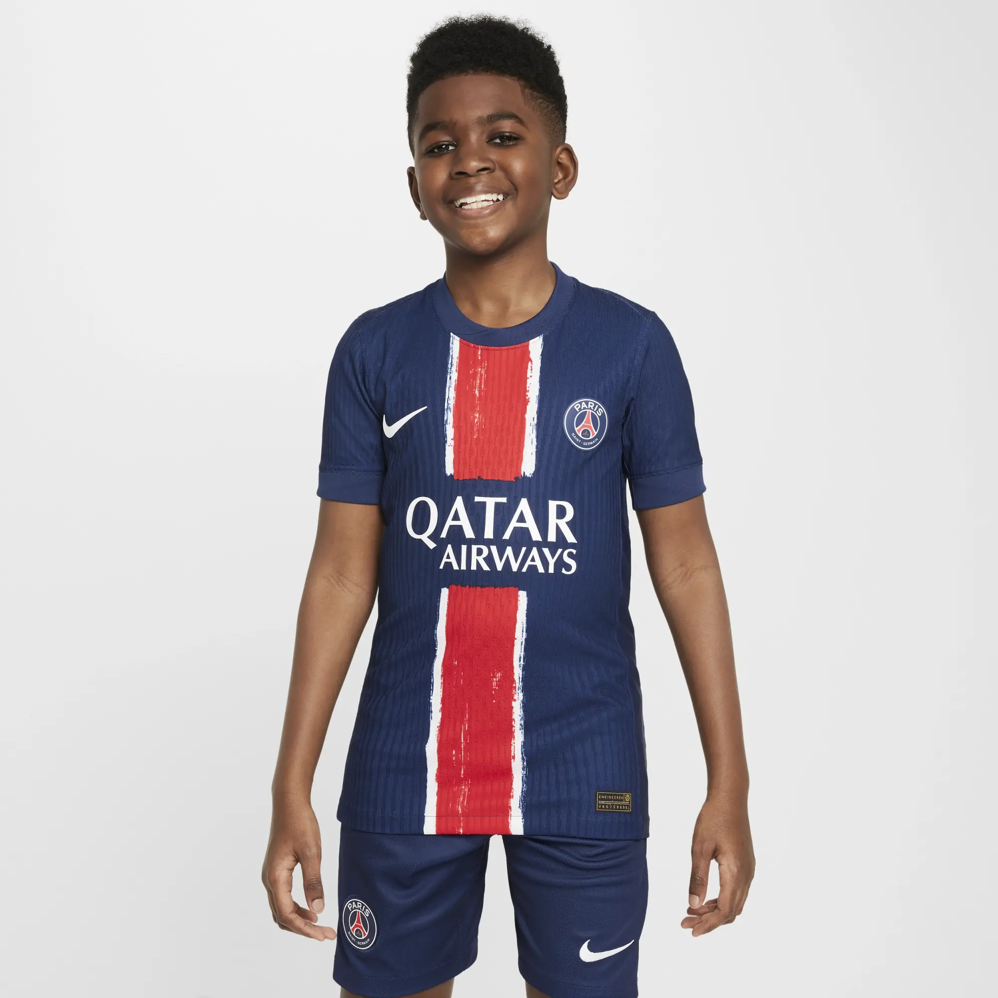Paris Saint-Germain 2024/25 Match Home Older Kids' Nike Dri-FIT ADV Football Shirt - Blue - Polyester