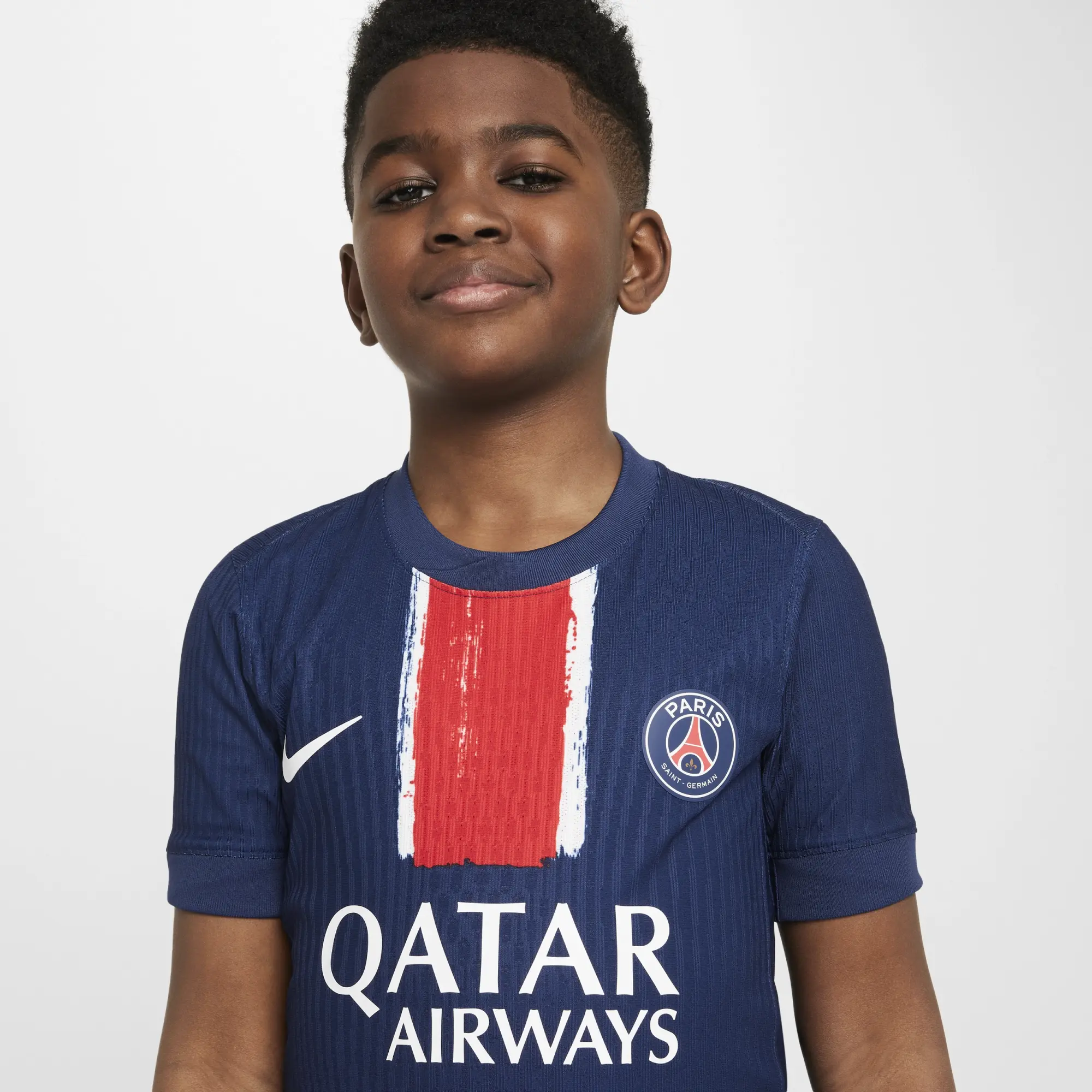 Paris Saint-Germain 2024/25 Match Home Older Kids' Nike Dri-FIT ADV Football Shirt - Blue - Polyester