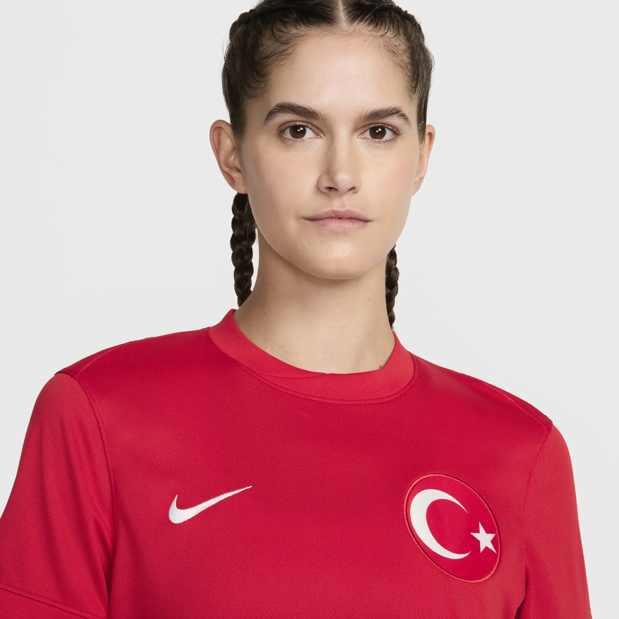 Türkiye 2024/25 Stadium Away Women's Nike Dri-FIT Football Replica Shirt - Red - Polyester