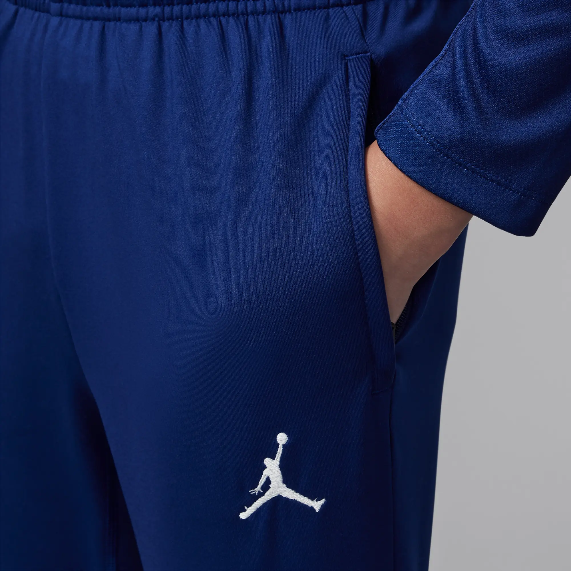 Nike Paris Saint-Germain Strike Fourth Older Kids' Jordan Dri-FIT Football Knit Pants - Blue - Polyester/Elastane
